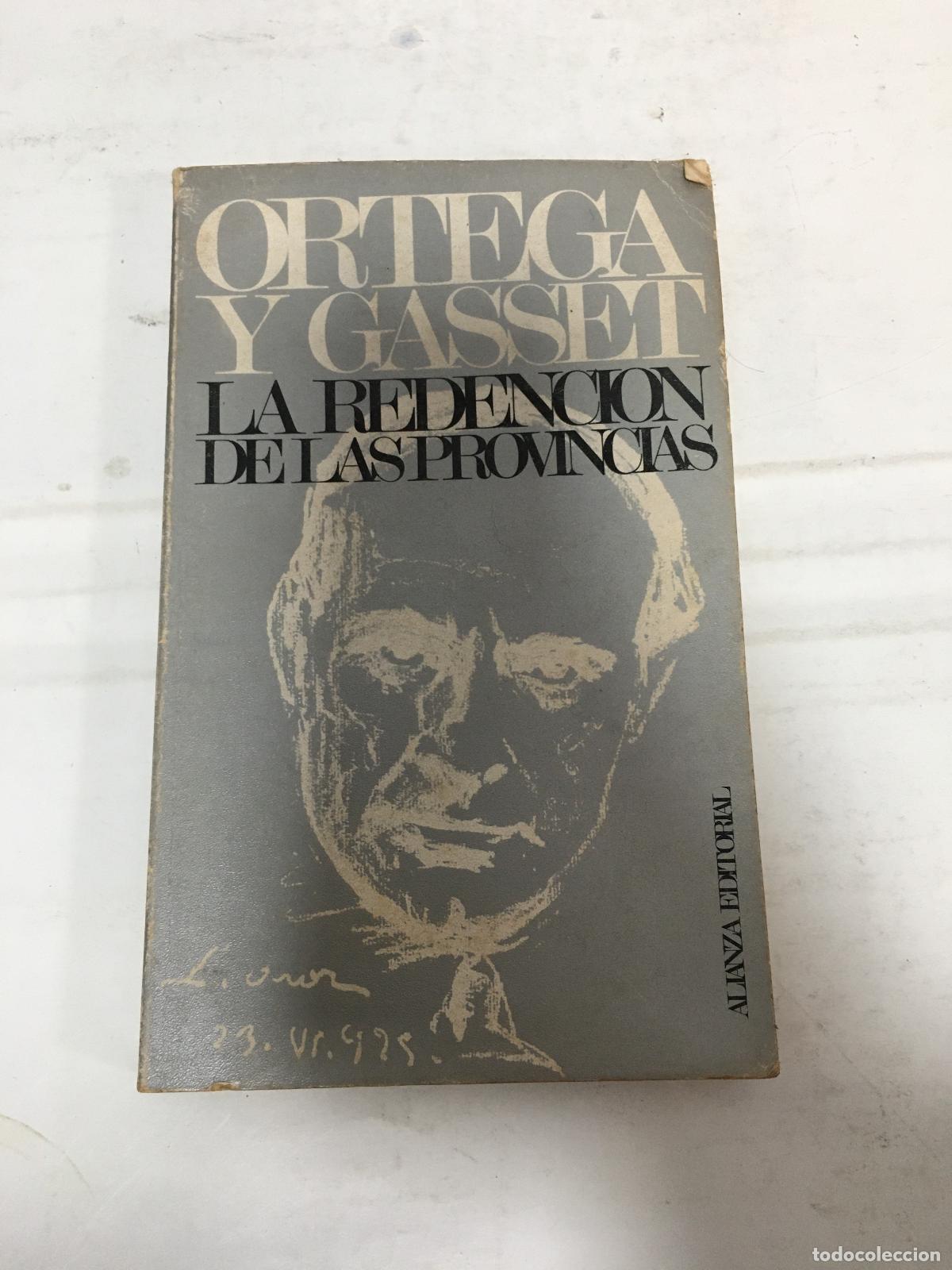 Libros: La redenci&oacute;n de las provincias - Ortega y Gasset