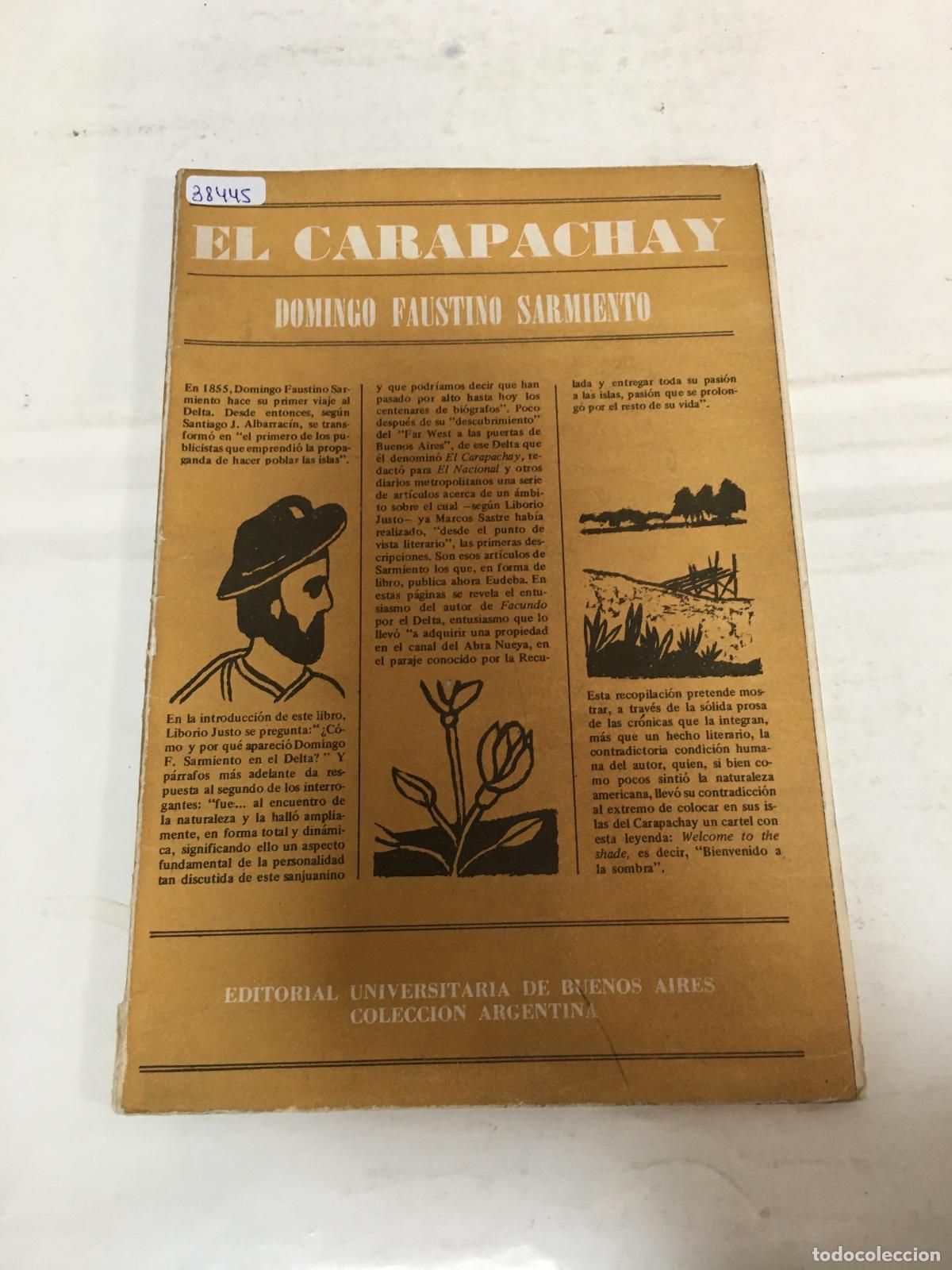 B&uuml;cher: El Carapachay - Domingo Faustino Sarmiento