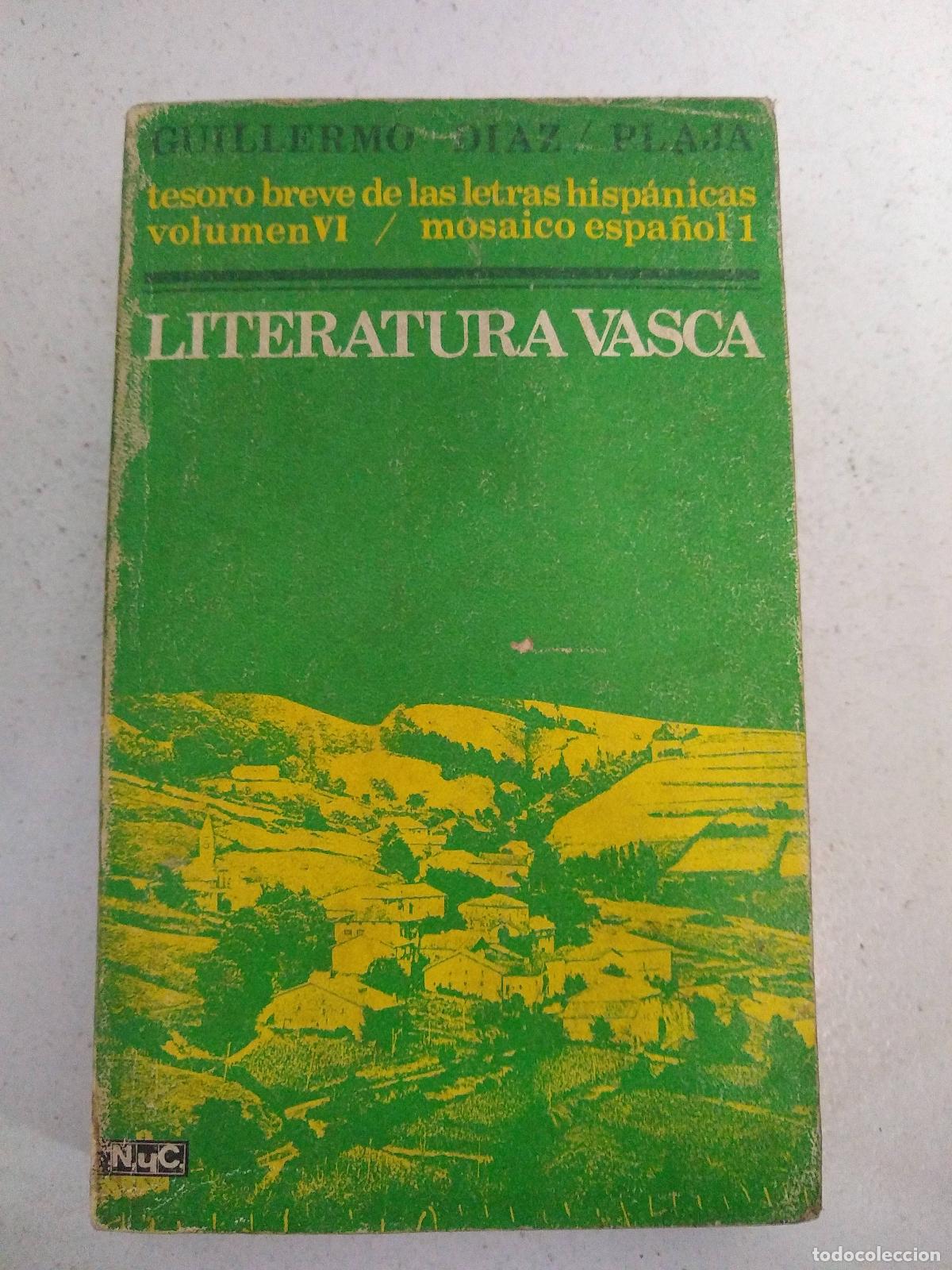 Libros: tesoro breve de las letras hispanicas - Guillermo Diaz Plaja - Foto 1