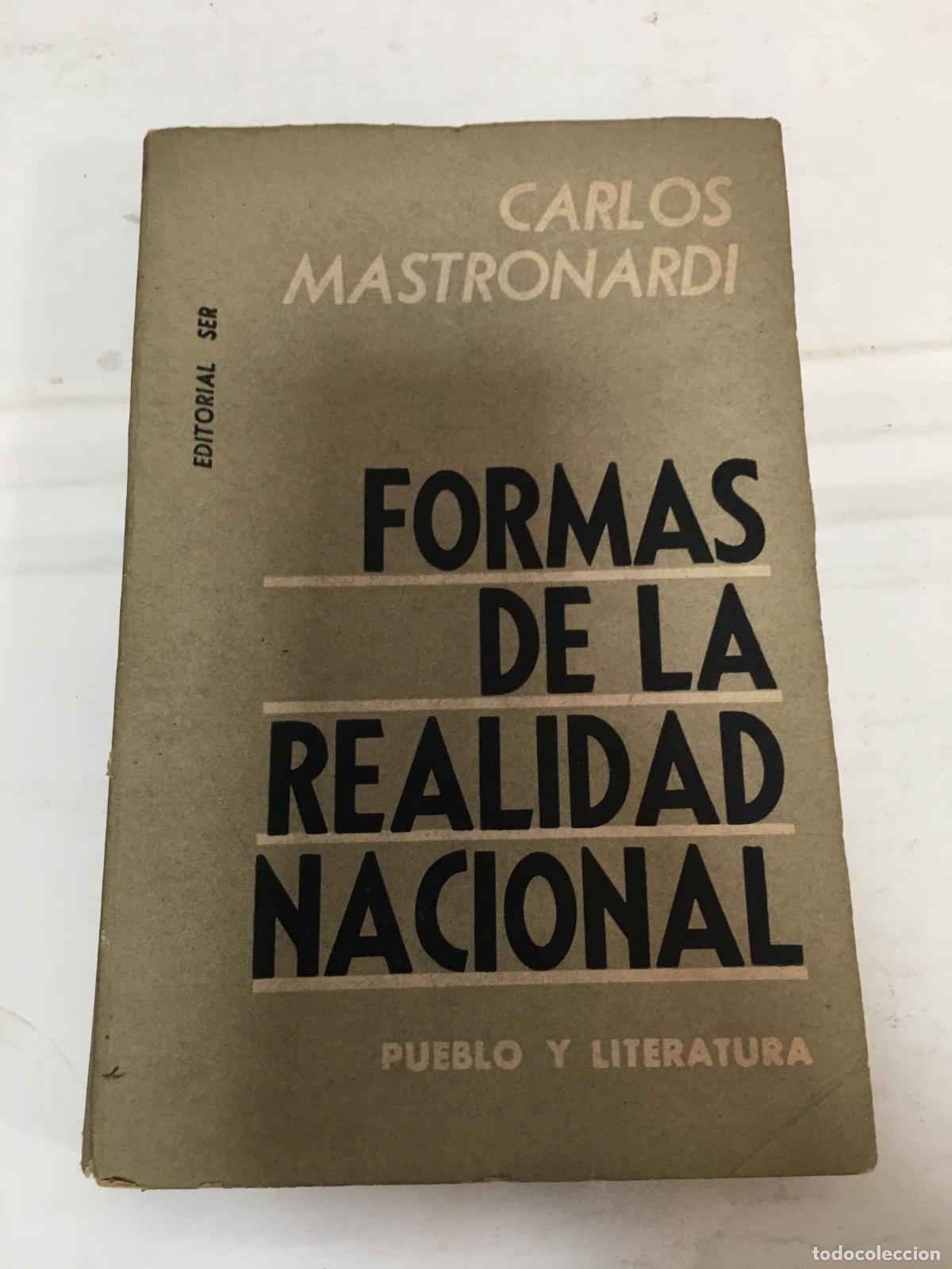 Libri di seconda mano: Formas de la realidad nacional - Carlos Mastronardi