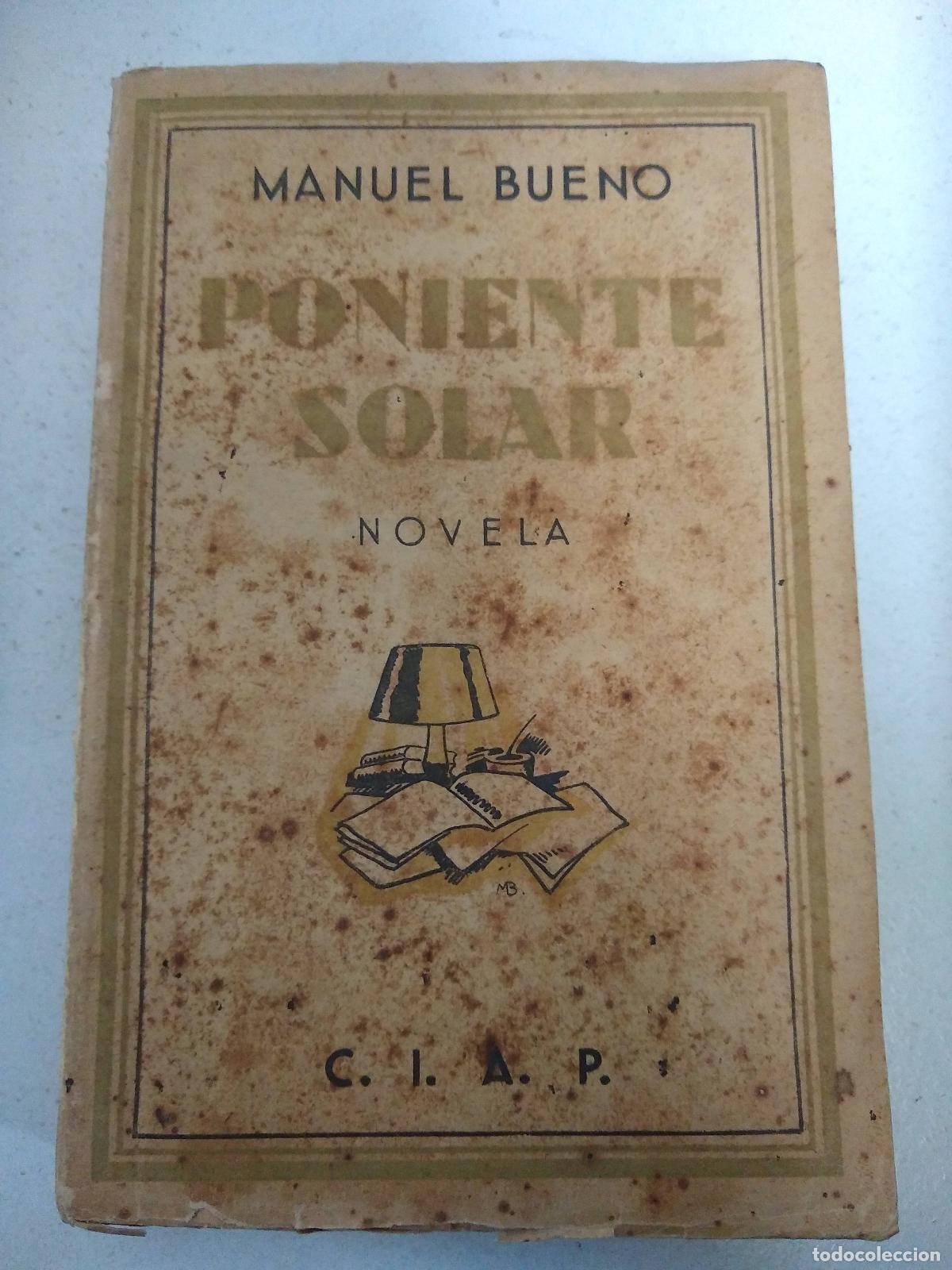 Libros: Poniente Solar - Manuel Bueno - Foto 1