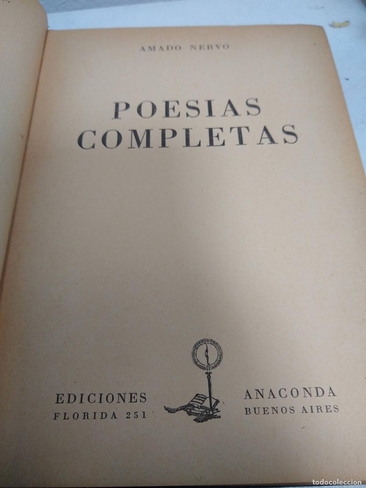 Libros: Poesias completas - Amado Nervo - Foto 1