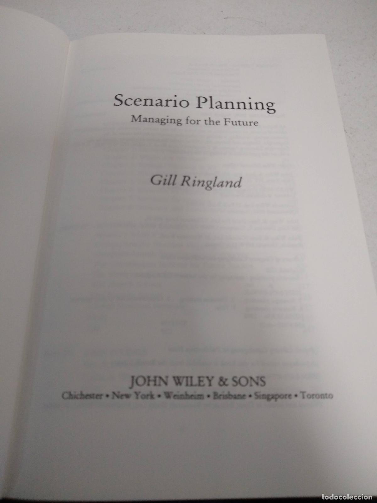 Libros: Scenario Planning: Managing for the Future - Gill G. Ringland - Foto 1