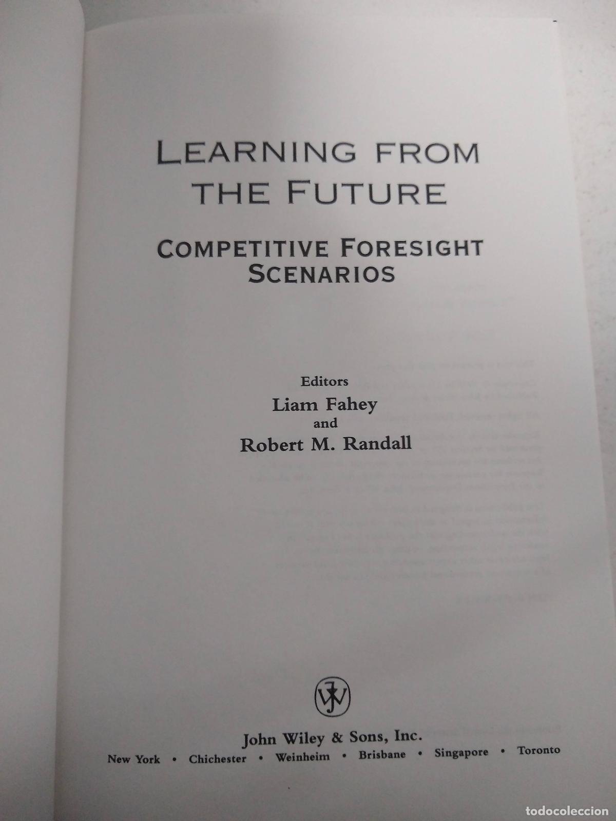 Libros: Learning from the future, competitive foresight scenarios - Fahey, Randall - Foto 1