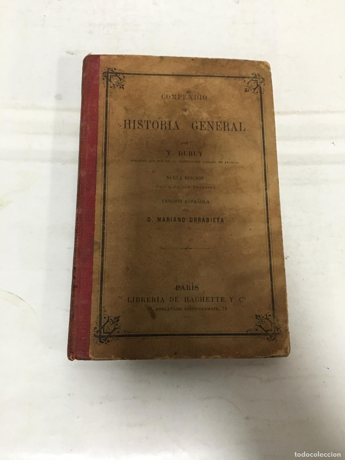 Libros: Compendio de historia general - D. Mariano Urrabieta - Foto 1