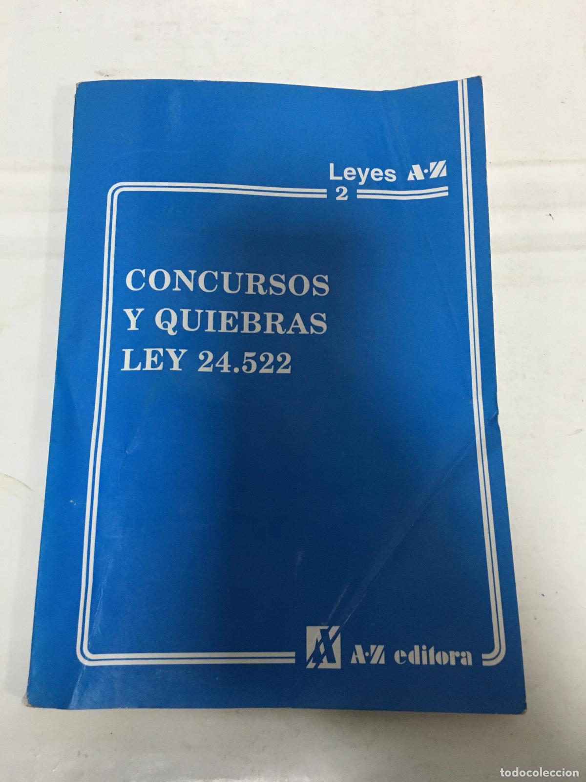 Libros: Concursos y quiebras Ley 24522 - Varios - Foto 1