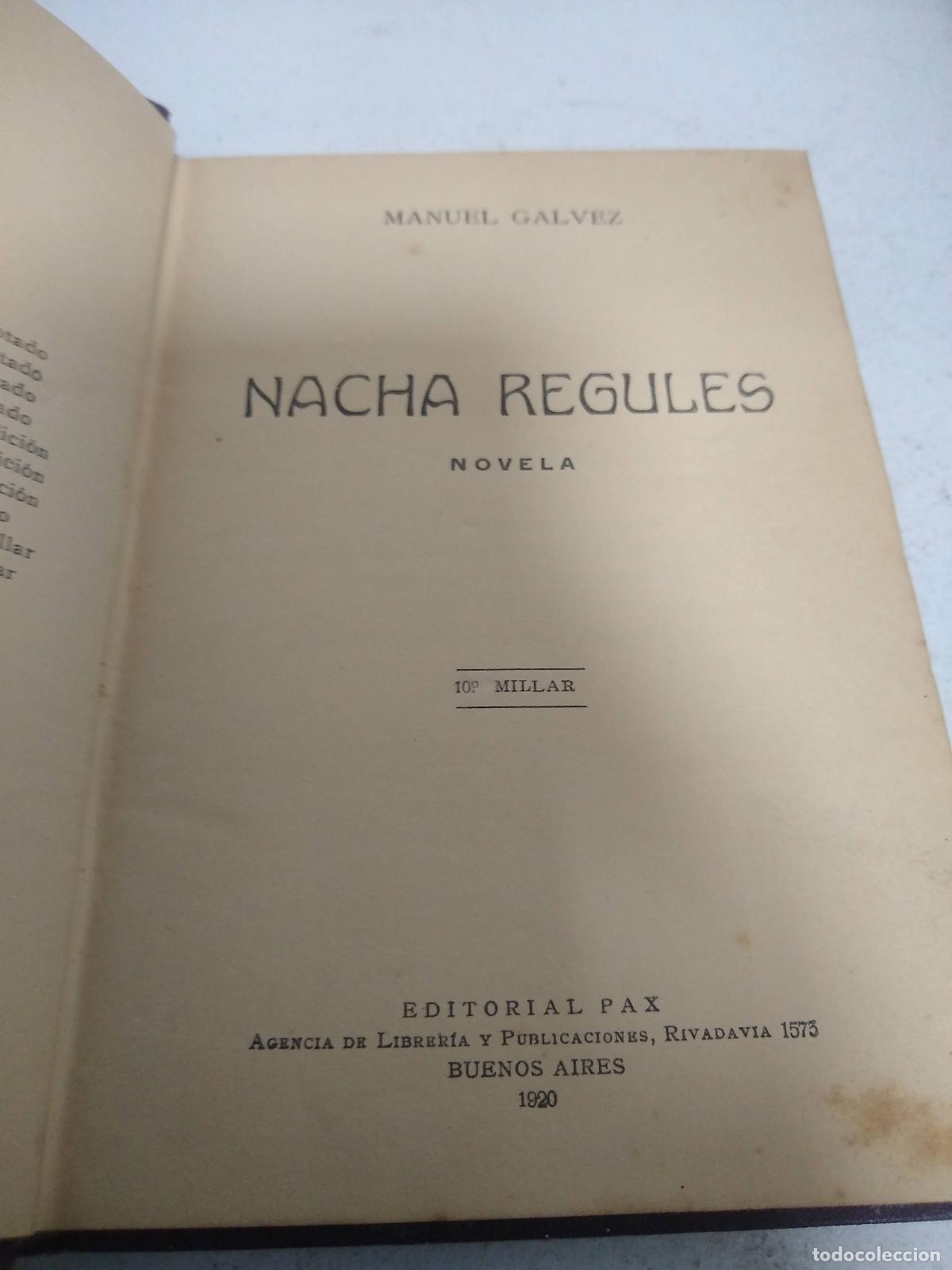 Libros: Nacha Regules - Galvez, Manuel - Foto 1