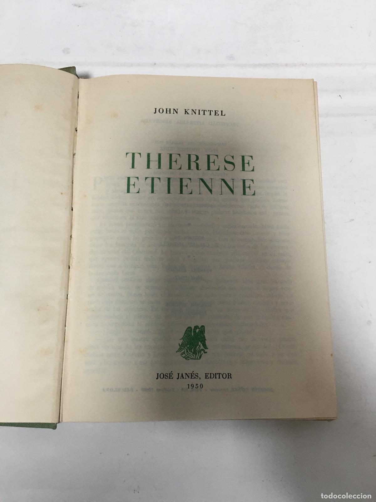 Libros: Therese etienne - Knittel John - Foto 1