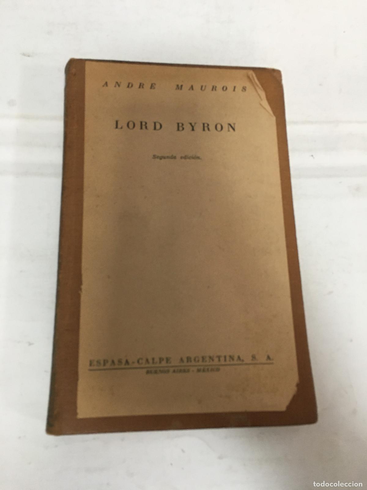 Libros: Lord Byron - Andre Maurois - Foto 1
