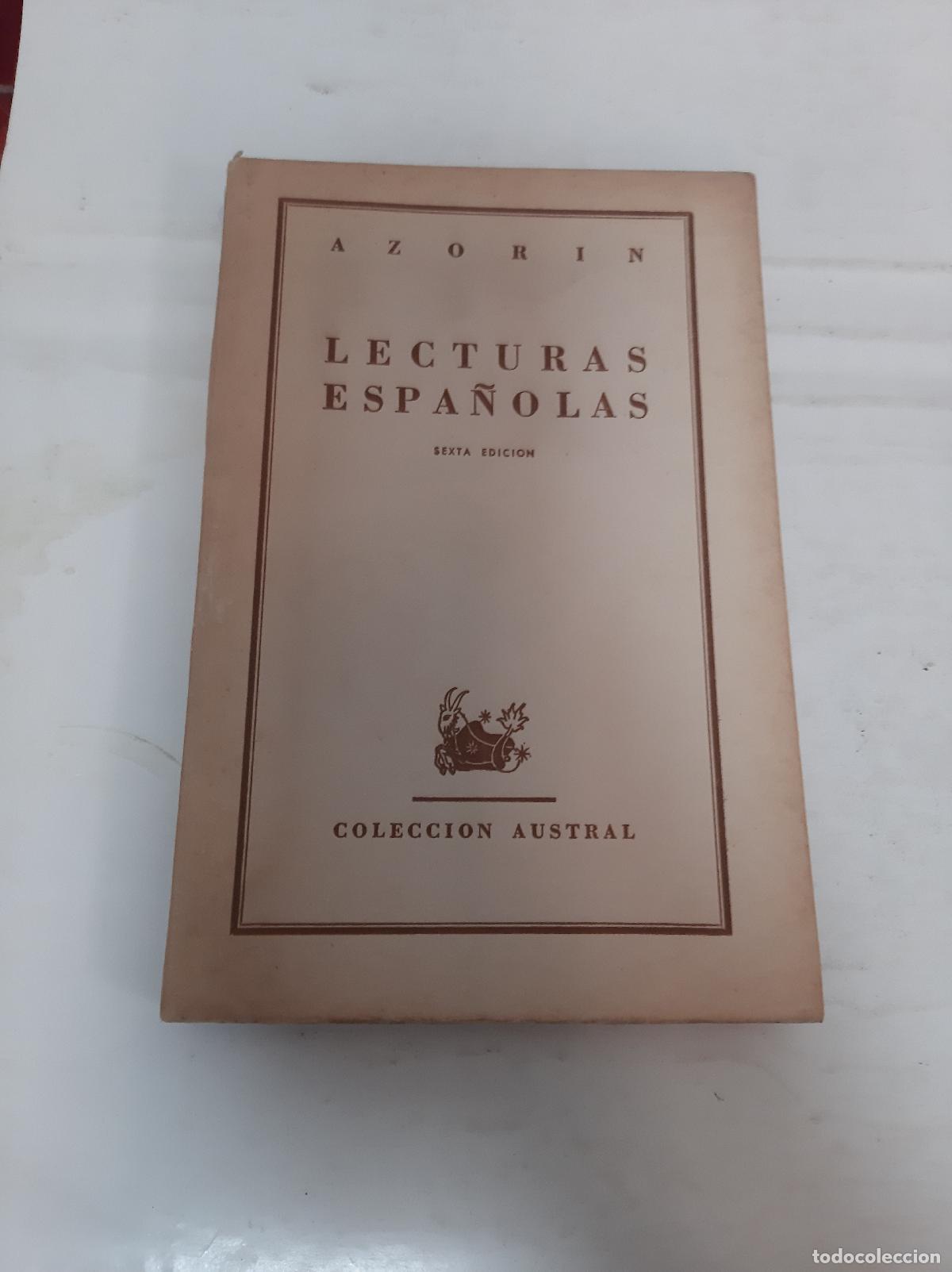 Libros: Lecturas Espa&ntilde;olas - Azorin - Foto 1