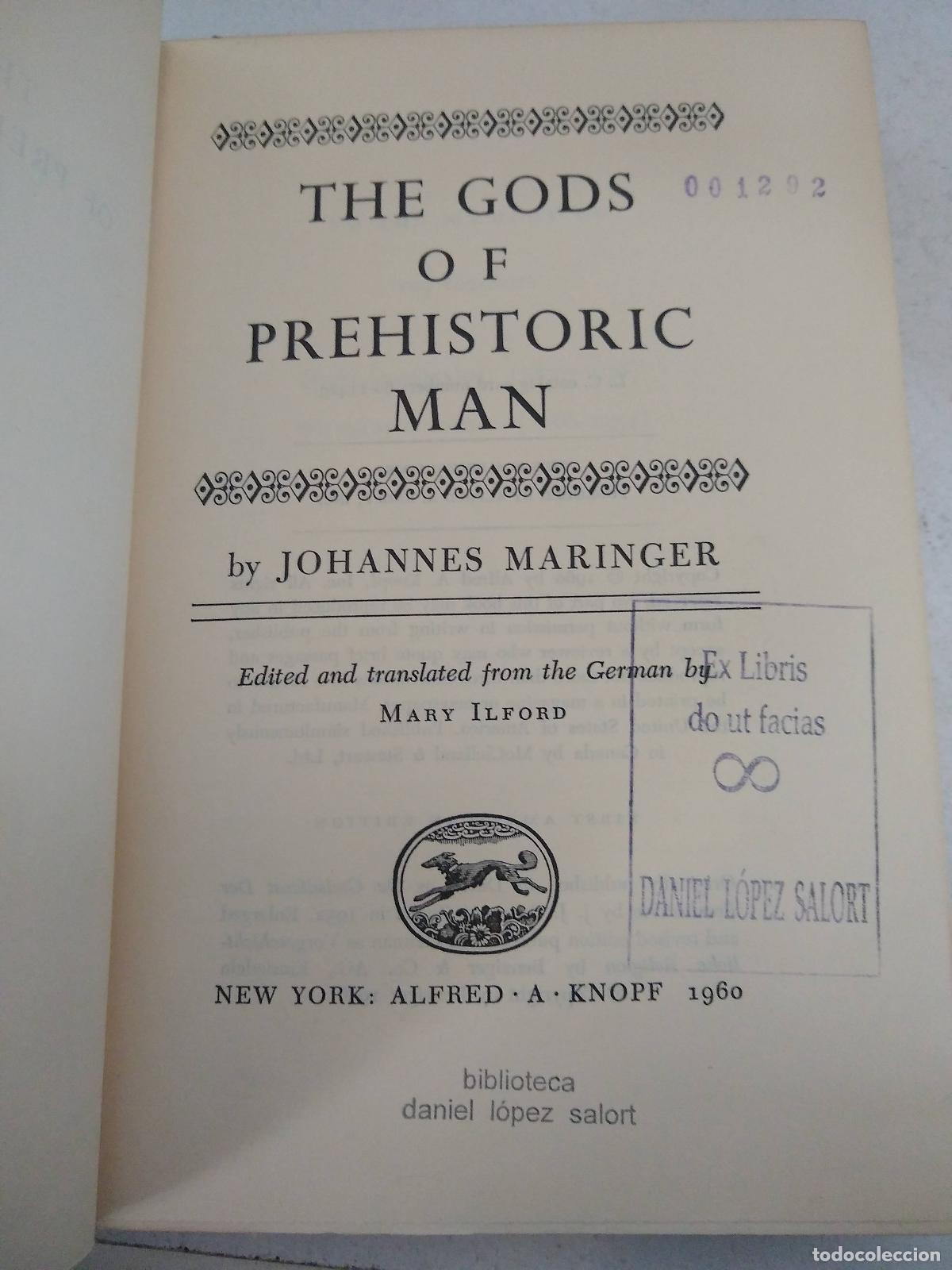 Libros: The Gods of Prehistoric Man - Johannes Maringer