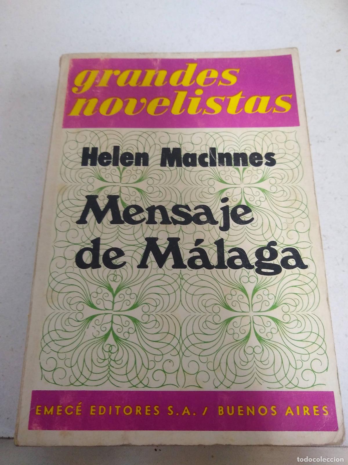 Libros: Mensaje de M&aacute;laga - Helen MacInnes - Foto 1
