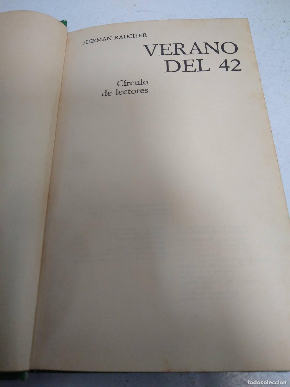 Libros: Verano del 42 RAUCHER, Herman - Herman Raucher - Foto 1