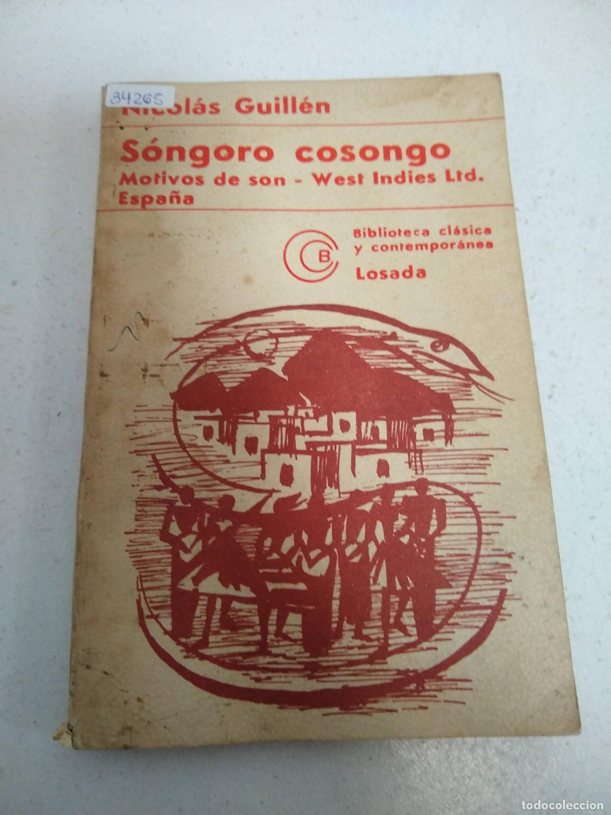 Libros: Songoro cosongo - Nicolas Guillen - Foto 1