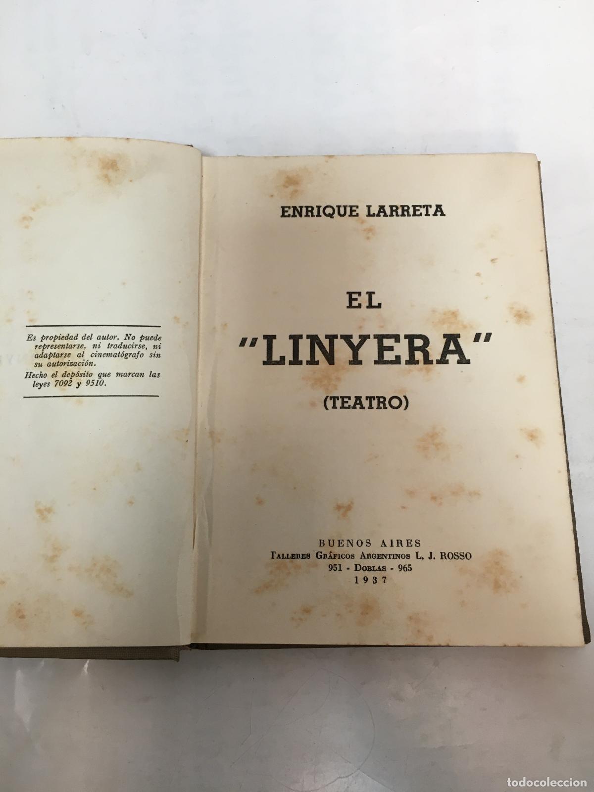 Libros: El Linyera - Larreta, Enrique - Foto 1