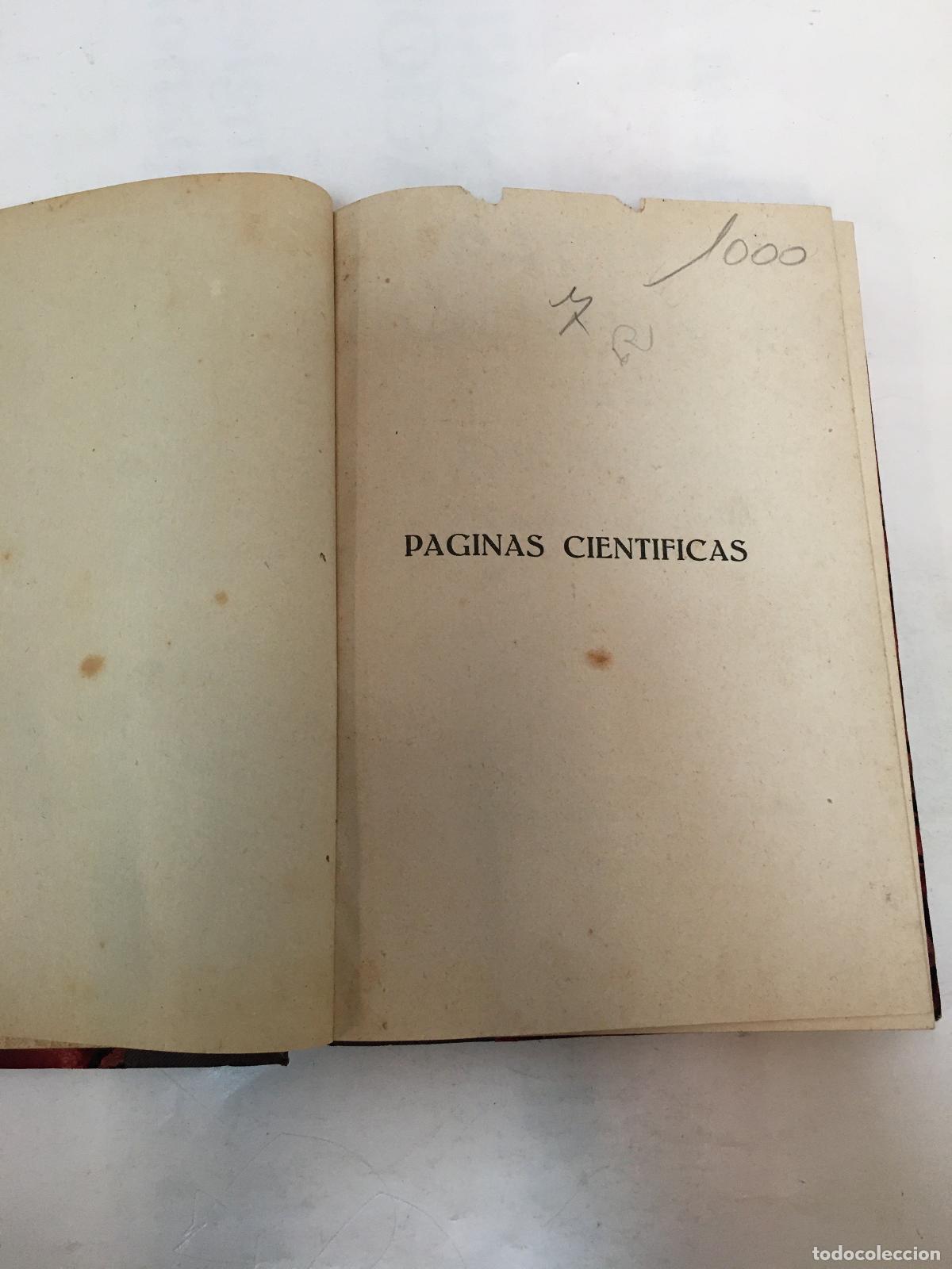 Libros: Paginas cientificas - Jose Ingenieros - Foto 1