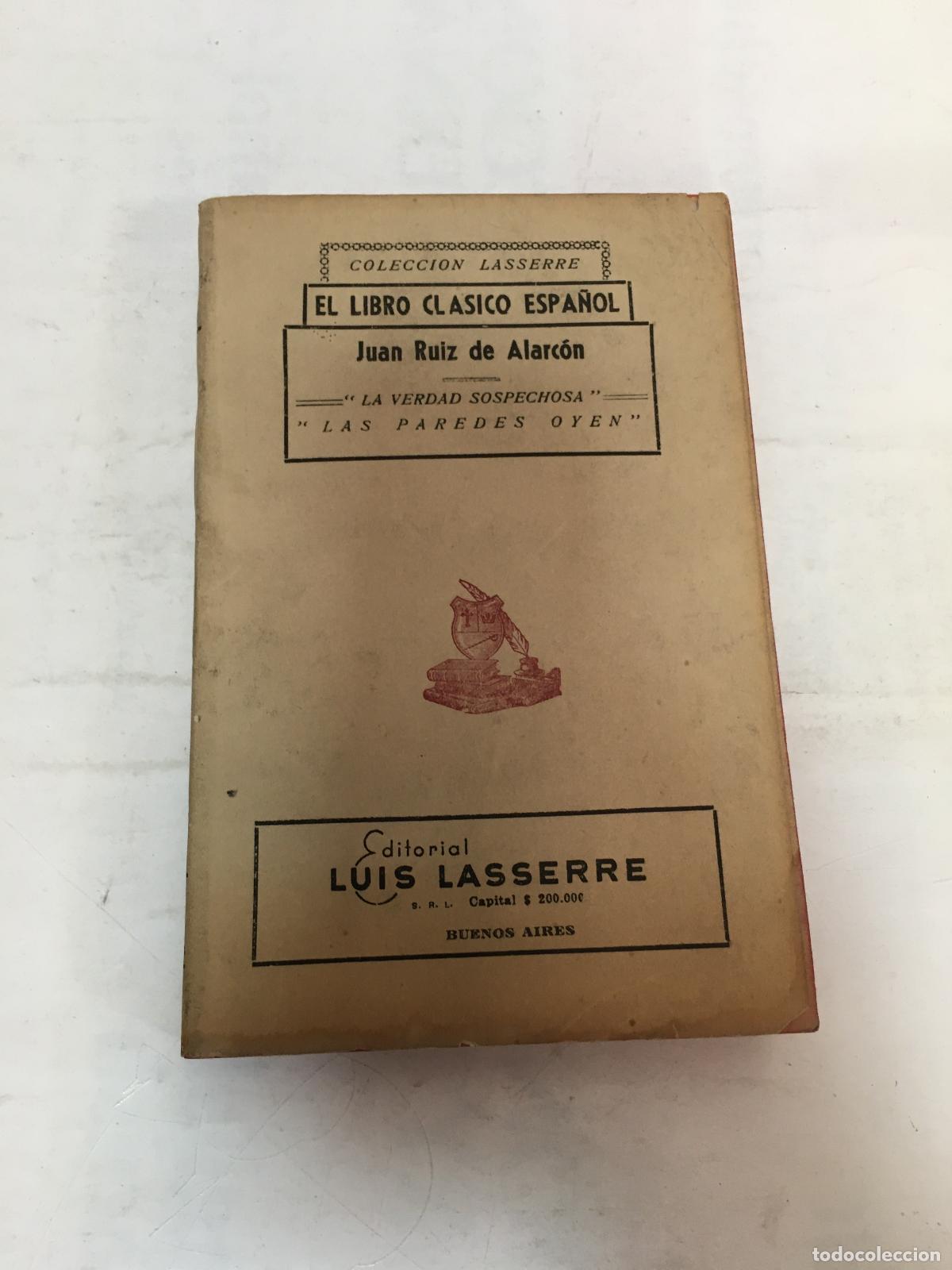 Libri di seconda mano: La verdad sospechosa Las paredes oyen - Juan Ruiz de Alarc&oacute;n