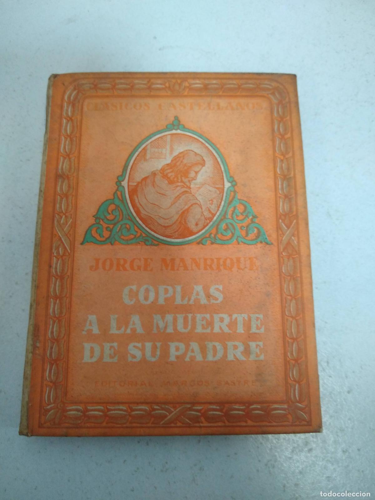 Libros: Coplas a la muerte de su padre - Jorge Manrique - Foto 1