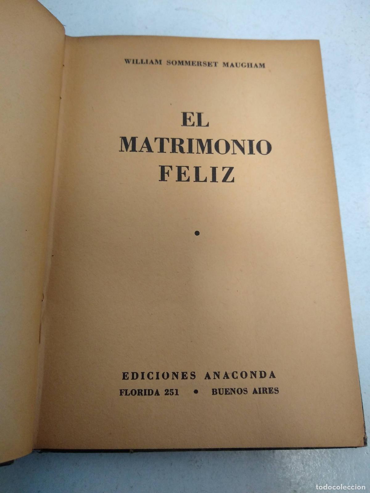 Libros: El matrimonio feliz - Maugham - Foto 1