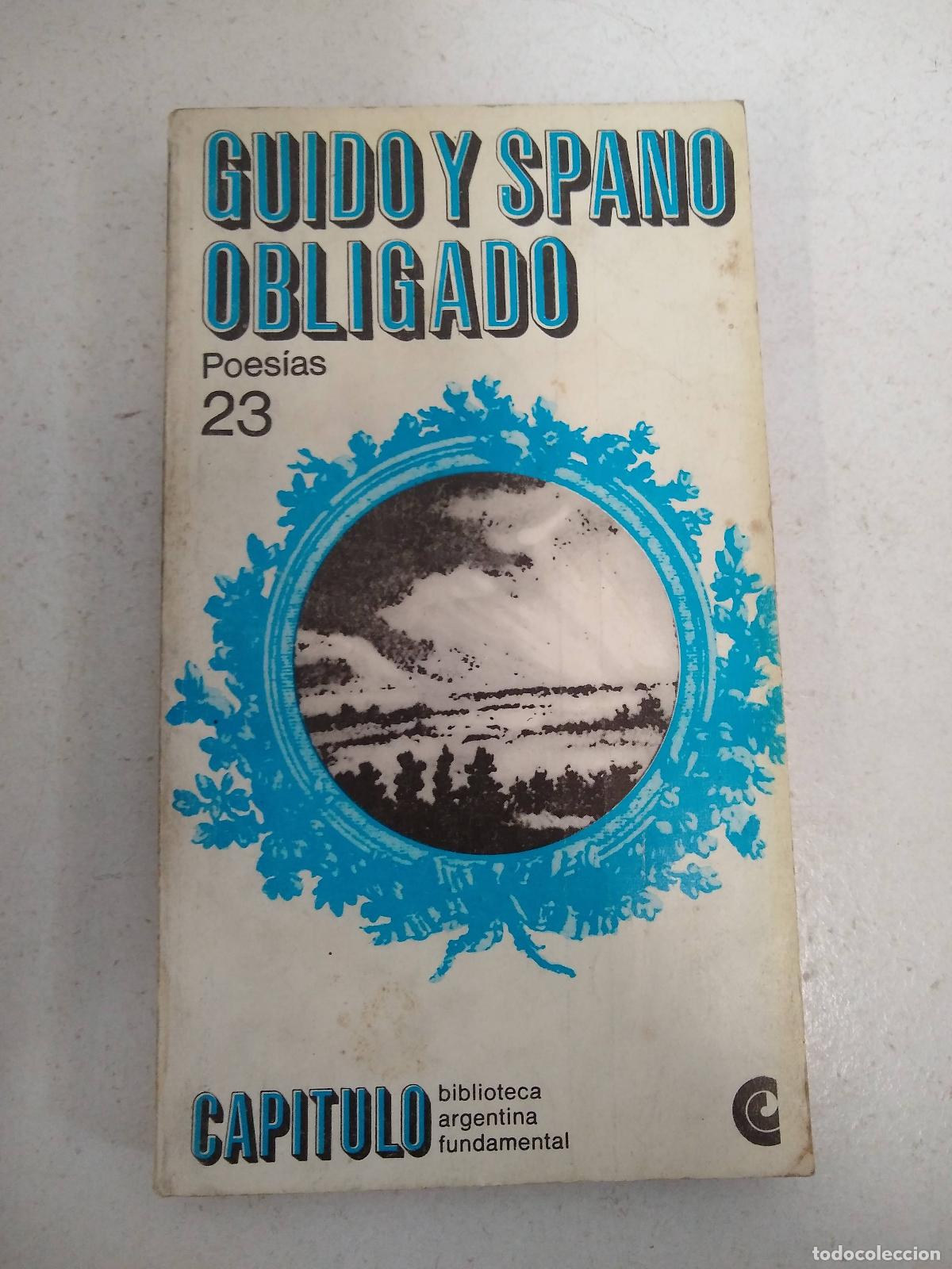 Libri di seconda mano: Poesias 23 - Guido y Spano obligado