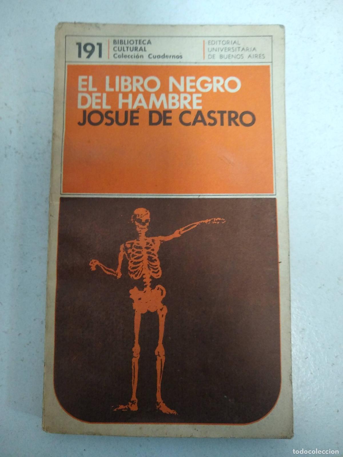 Libros: El libro negro del hambre - Josue de Castro - Foto 1