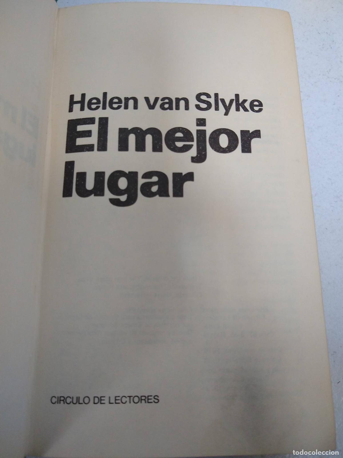 Libros: El mejor lugar - Helen Van Slyke - Foto 1