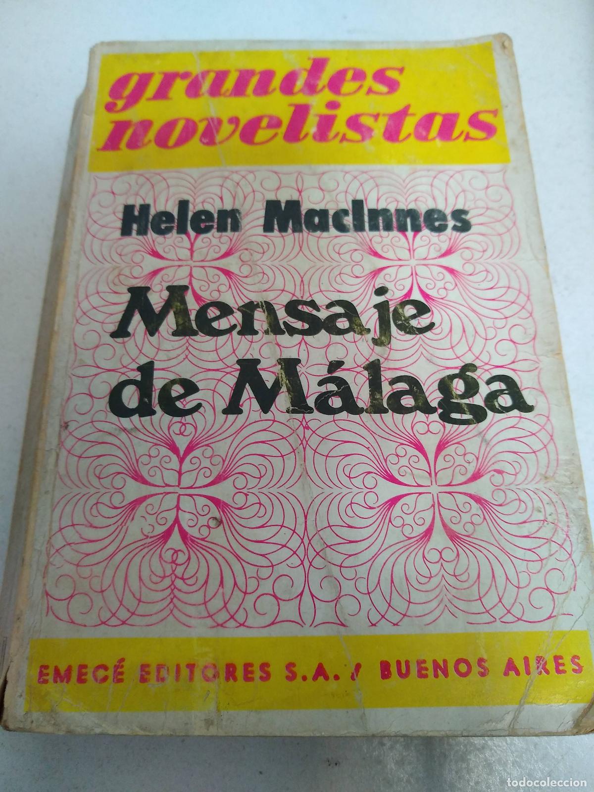 Libros: Mensaje de Malaga - Helen Maclnnes - Foto 1