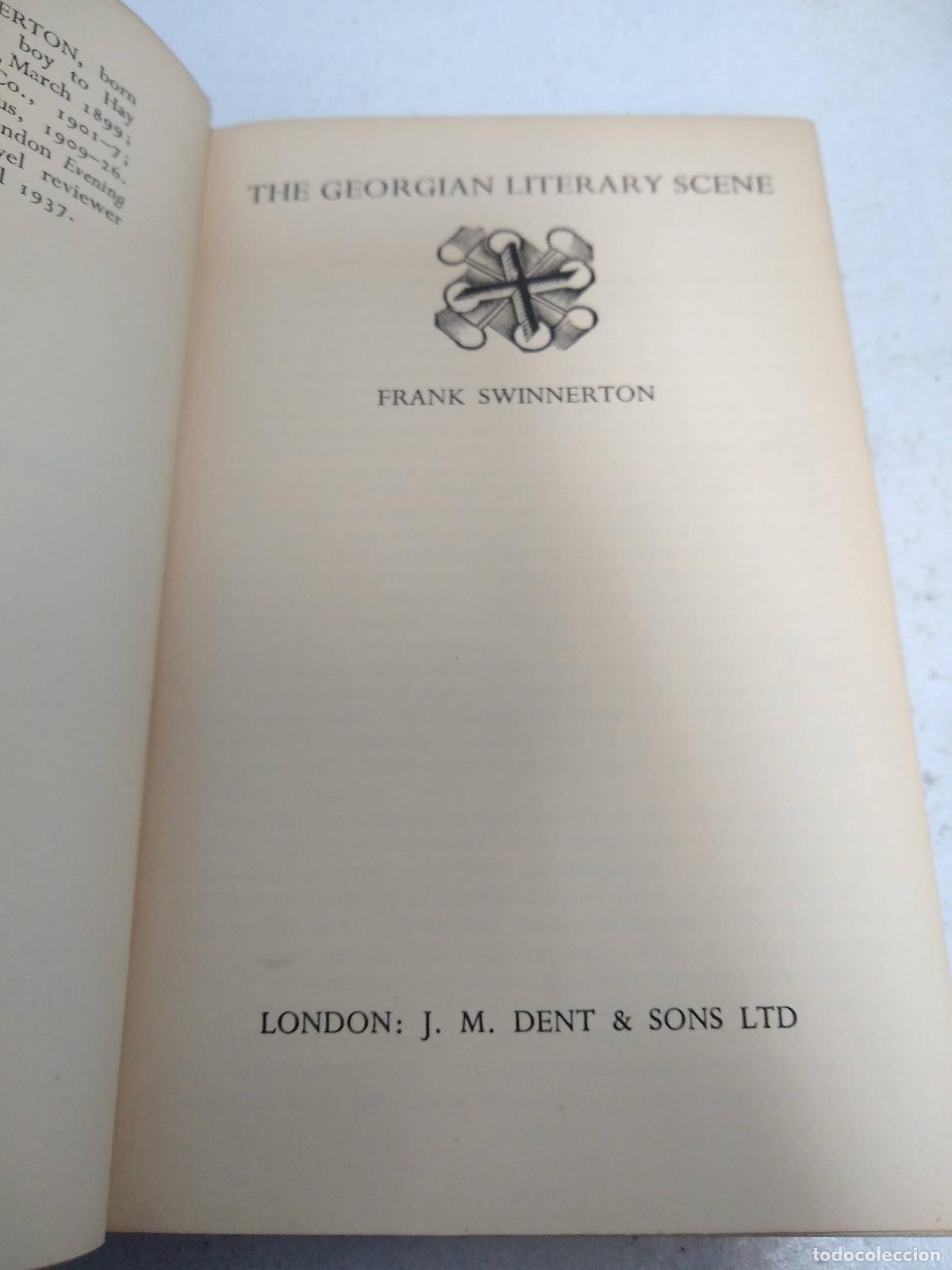 Livros em segunda m&atilde;o: The georgian literary scene - Frank Swinnerton