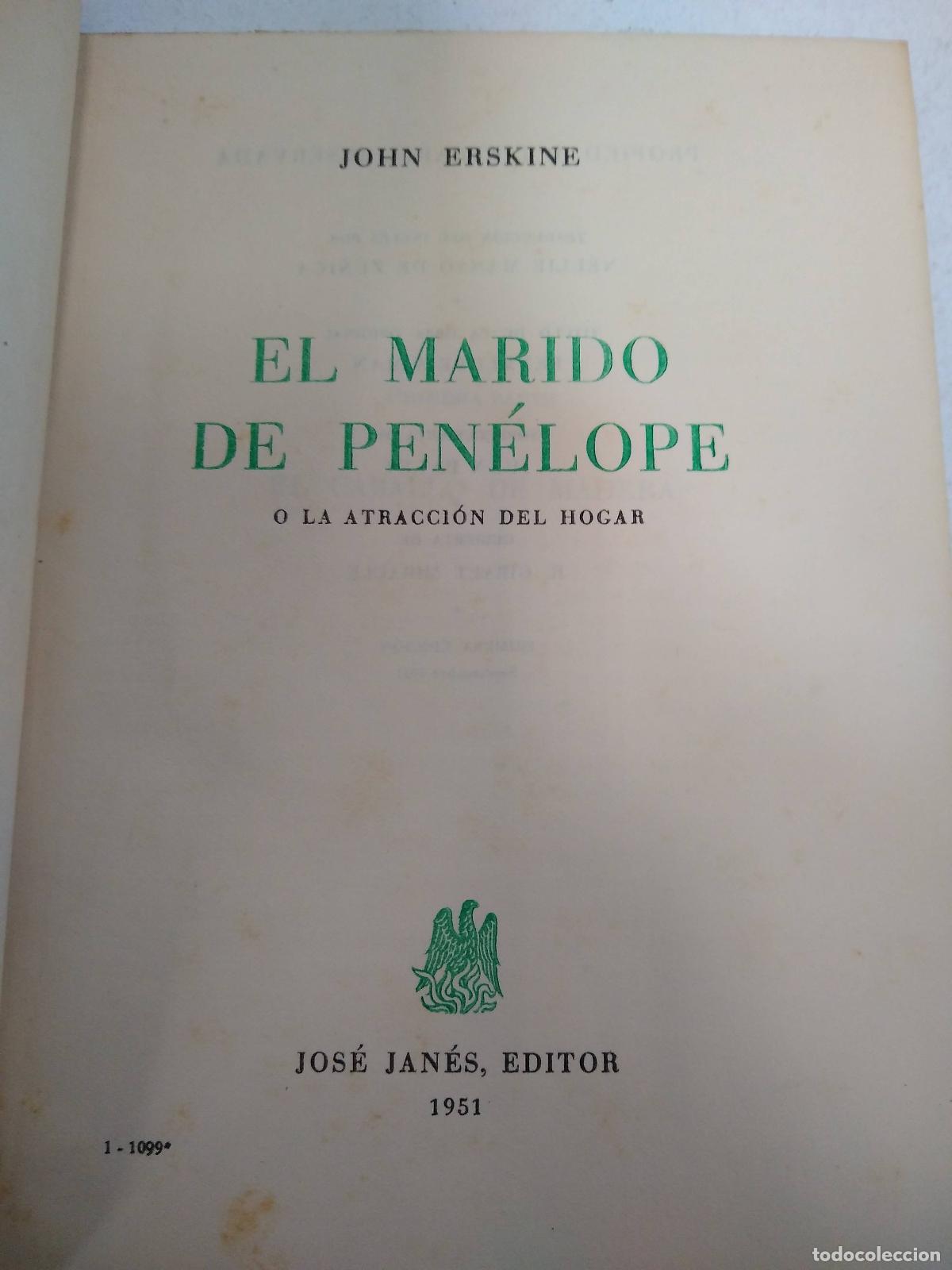Libri di seconda mano: EL MARIDO DE PENELOPE - ERSKINE, JHON