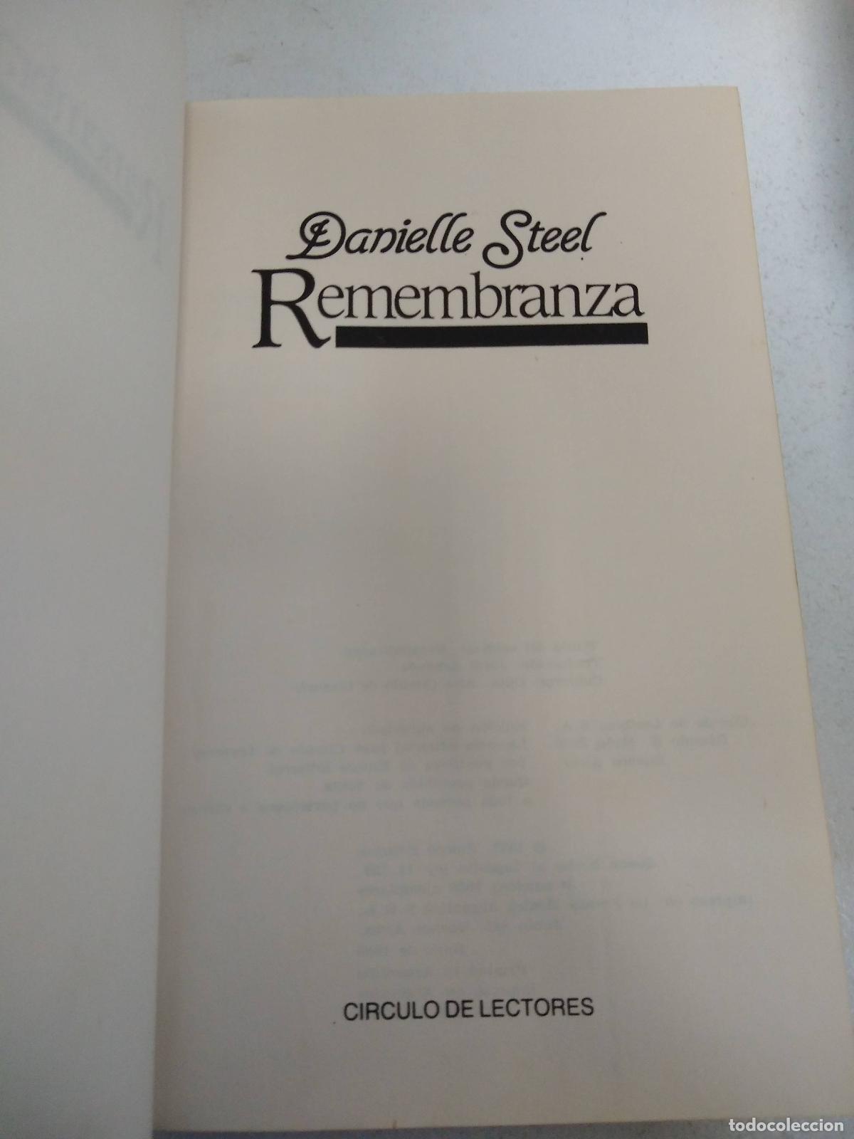 Libros: Remembranza - Danielle Steel - Foto 1