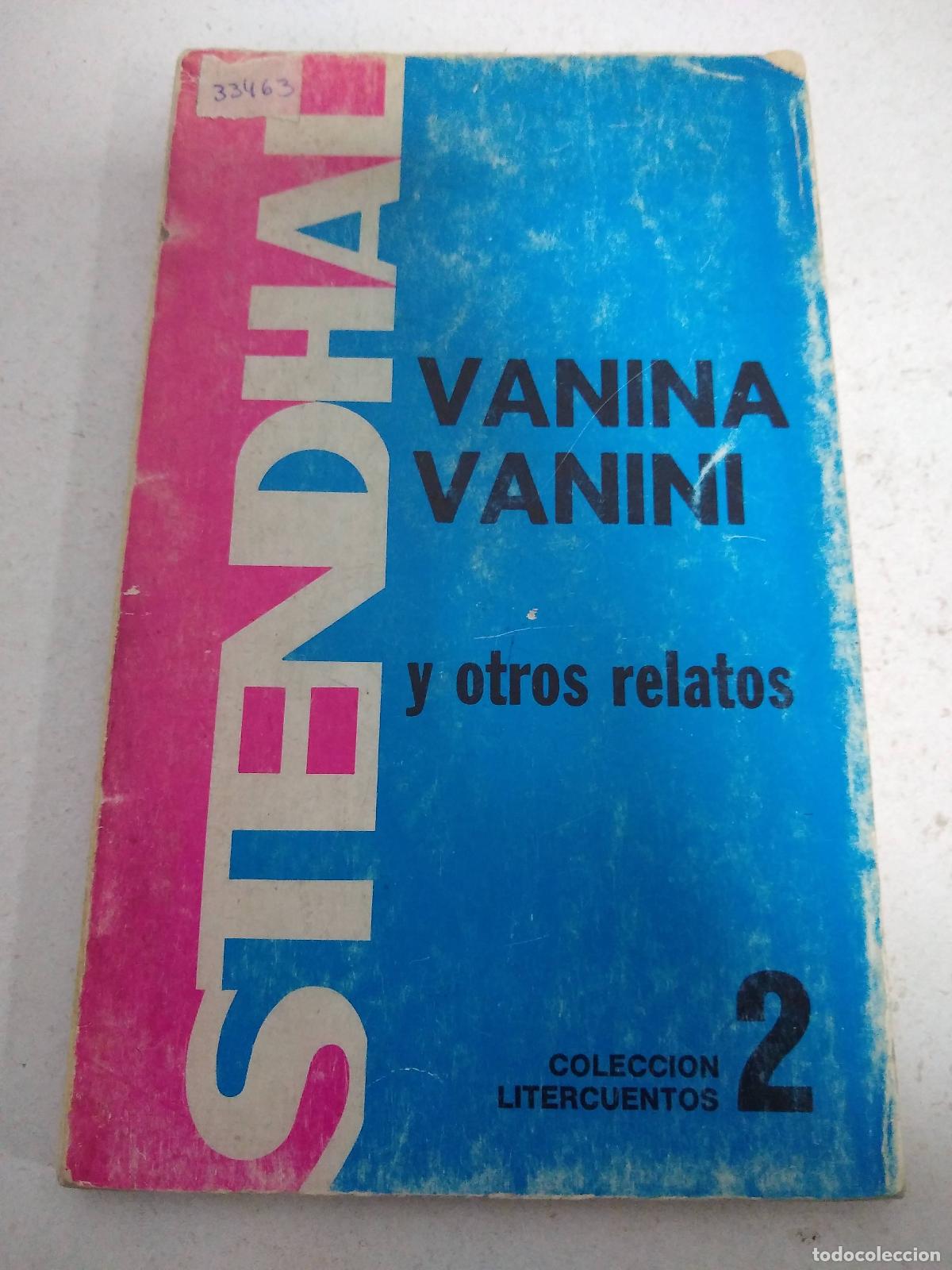 Libros: Vanina Vanini Y Otros Relatos - Stendhal - Foto 1