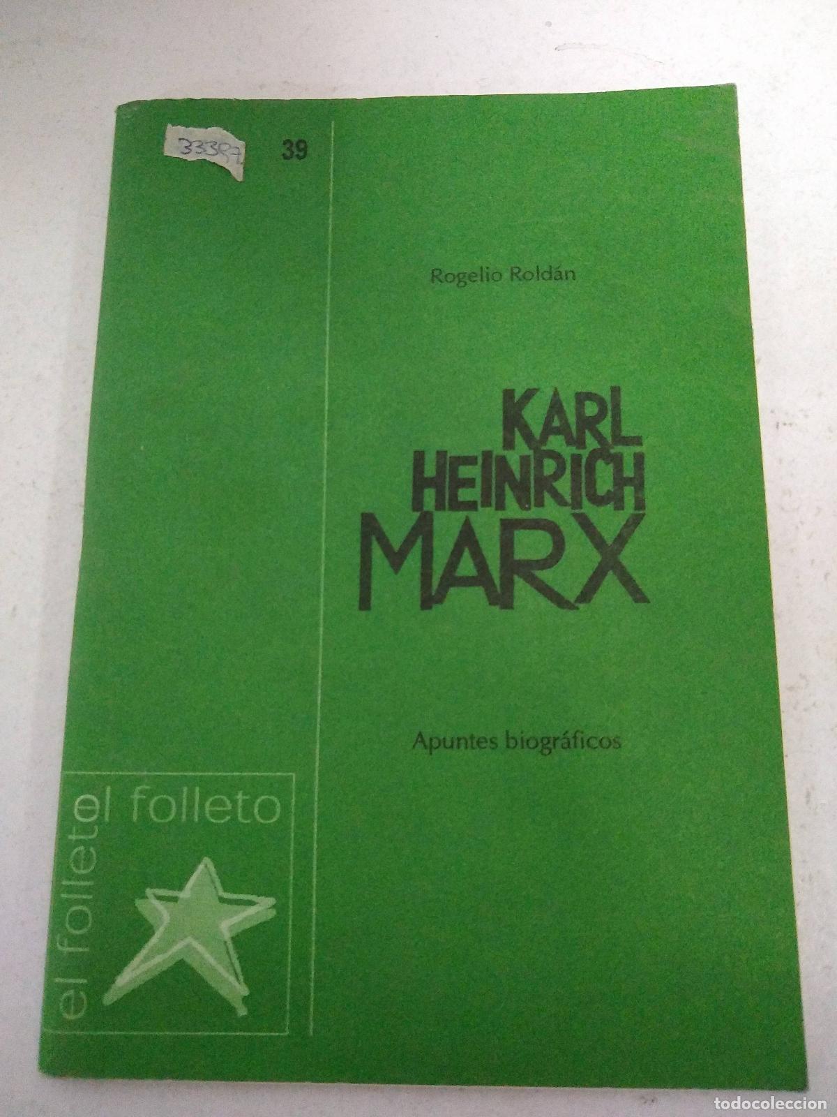 Libros: Karl Heinrich Marx - Rogelio Rold&aacute;n - Foto 1