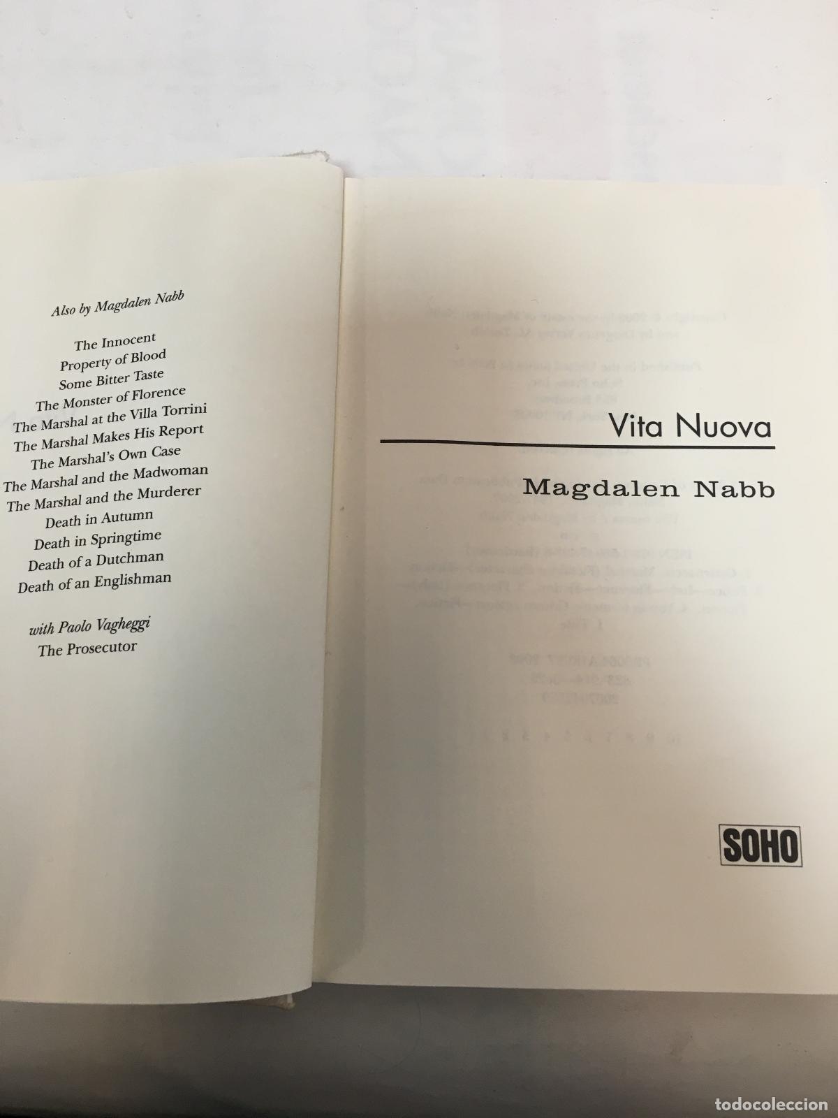 Libros: Vita Nuova - Magdalen Nabb - Foto 1
