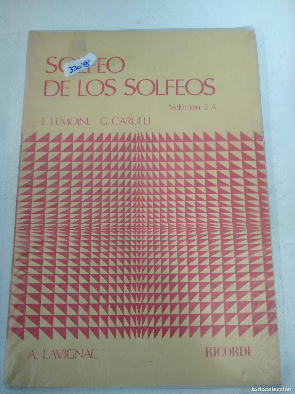 books: Solfeo de los solfeos - Lemoine / Carulli