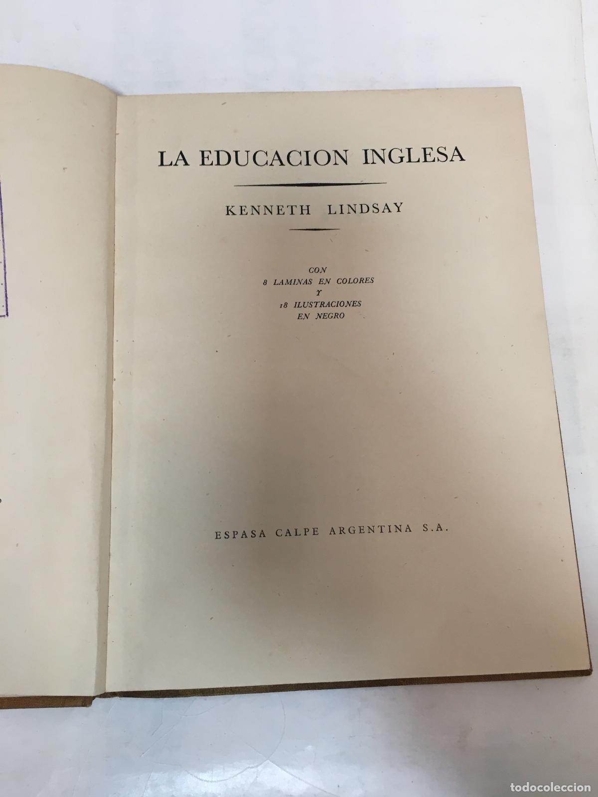 B&uuml;cher: LA EDUCACION INGLESA - LINDSAY, Kenneth
