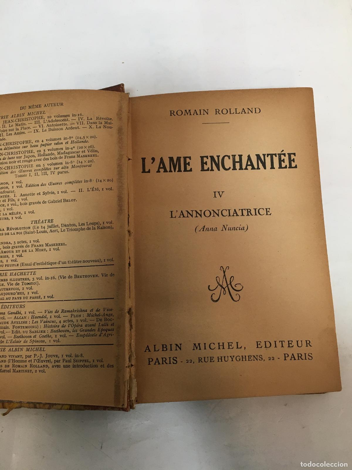 Libros: LAme Enchant&eacute;e IV - Romain Rolland - Foto 1