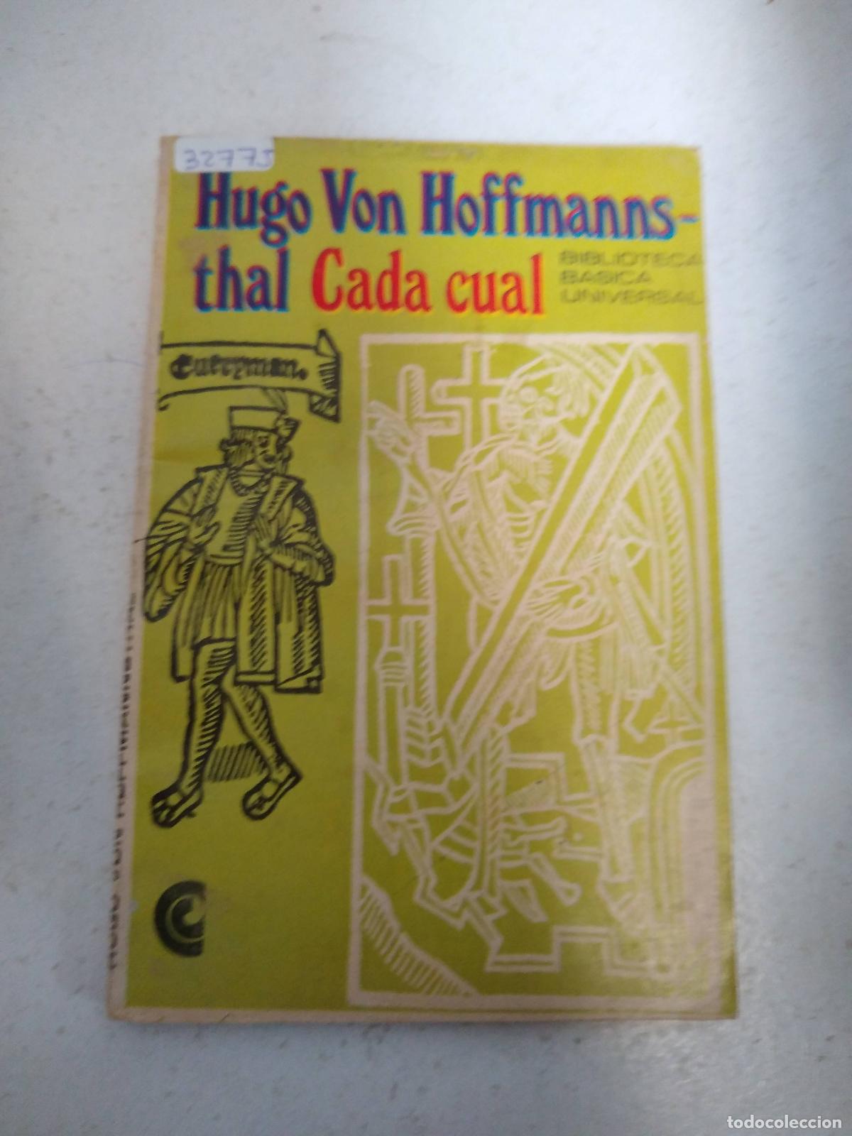 Libros: Cada cual - Hugo Von Hoffmannsthal - Foto 1