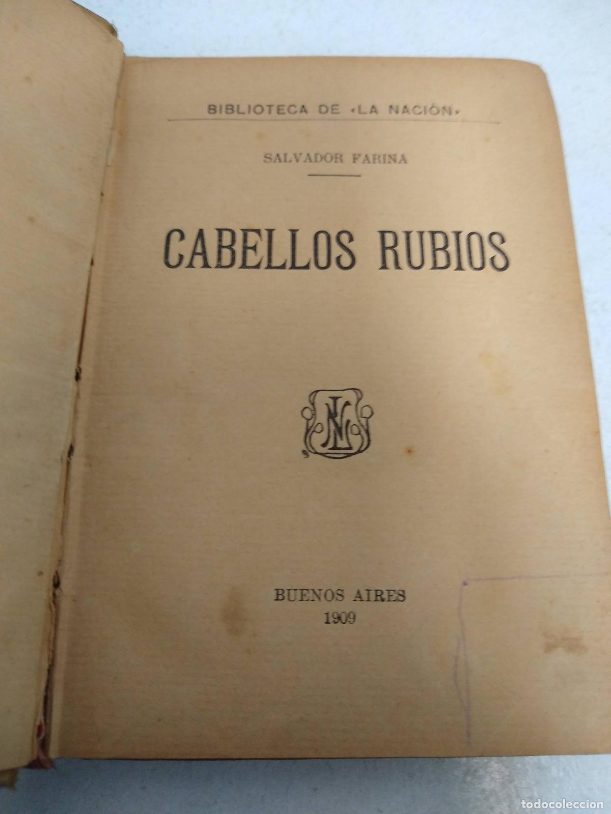 Libri di seconda mano: Cabellos rubios - Salvador Farina