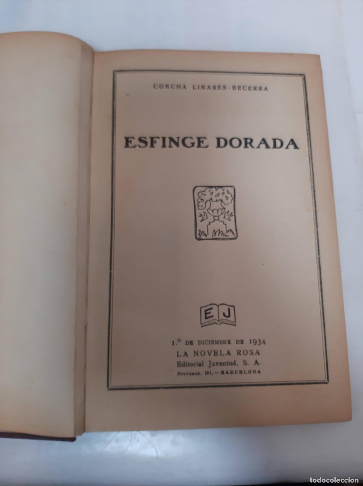 Libros: Esfinge Dorada - Concha Linares - Foto 1