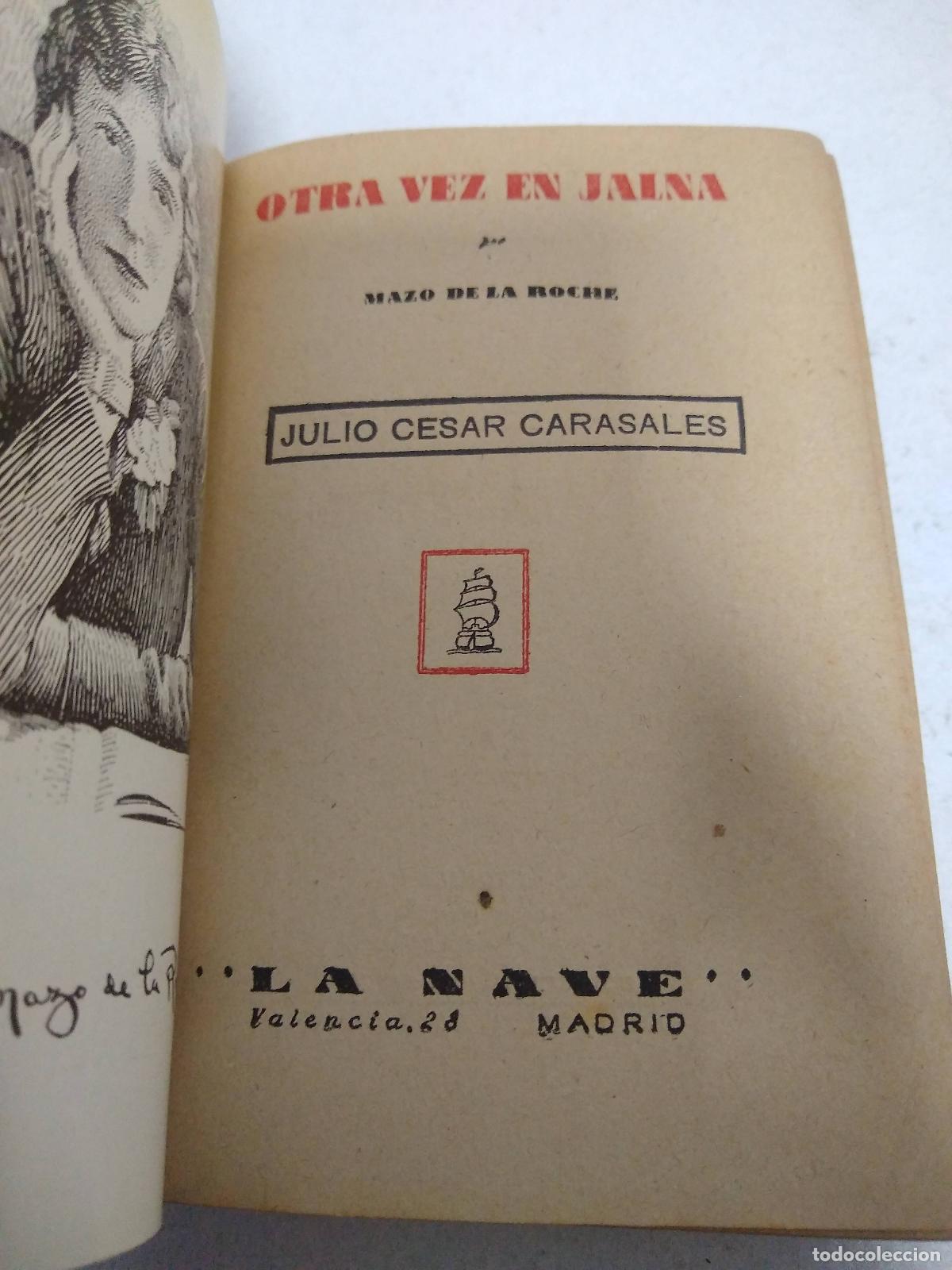 Livros em segunda m&atilde;o: Otra vez en Jalna - Mazo de la Roche