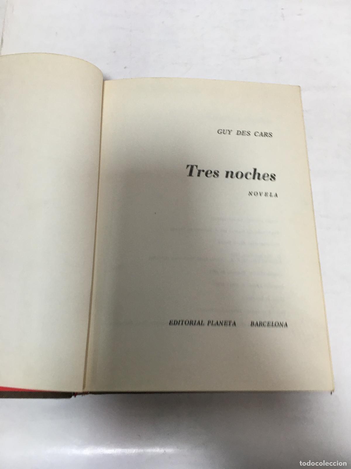 Libros: Tres noches - Guy Des Cars - Foto 1