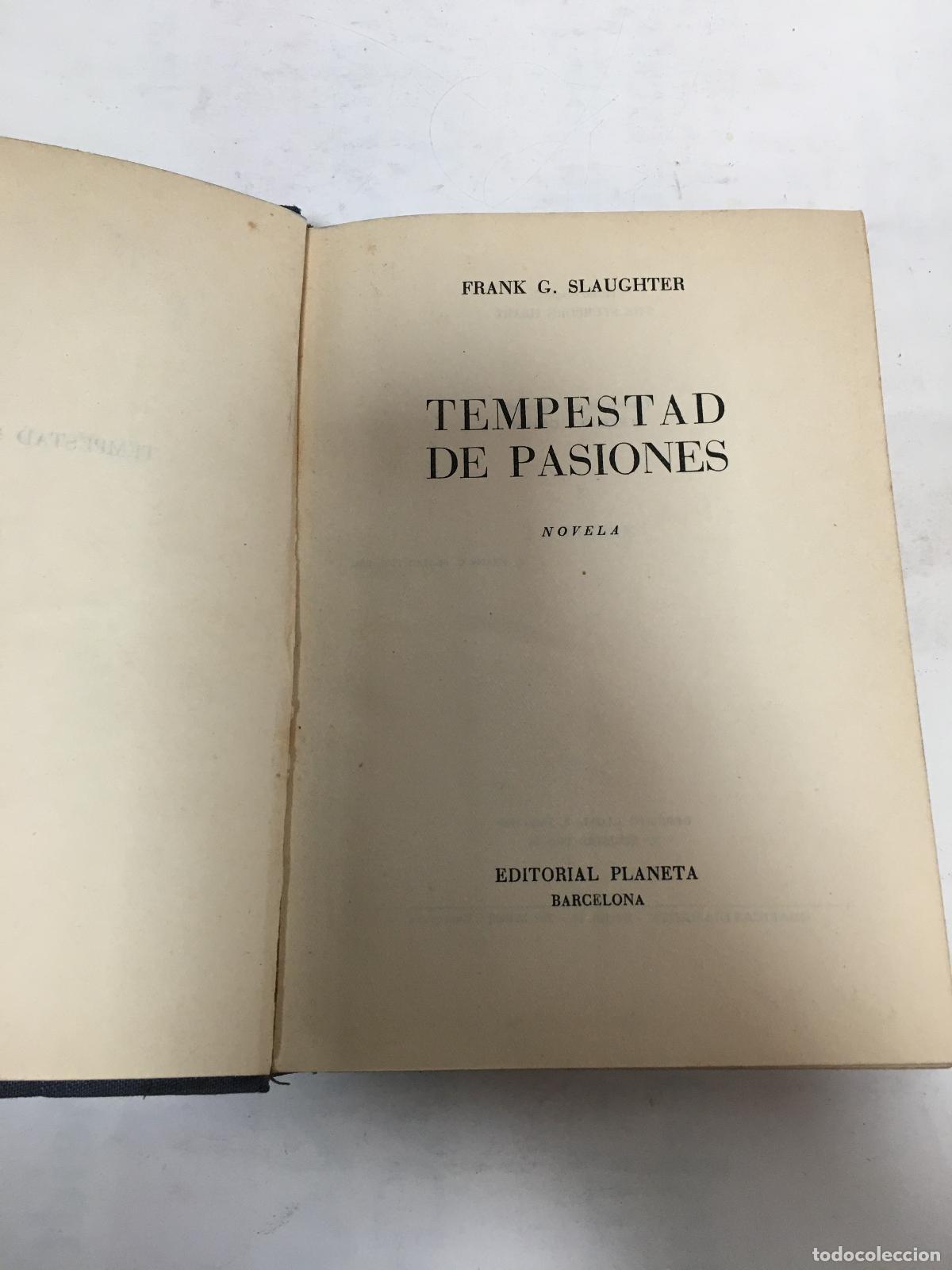 Libros: Tempestad de pasiones - Frank G. Slaughter - Foto 1