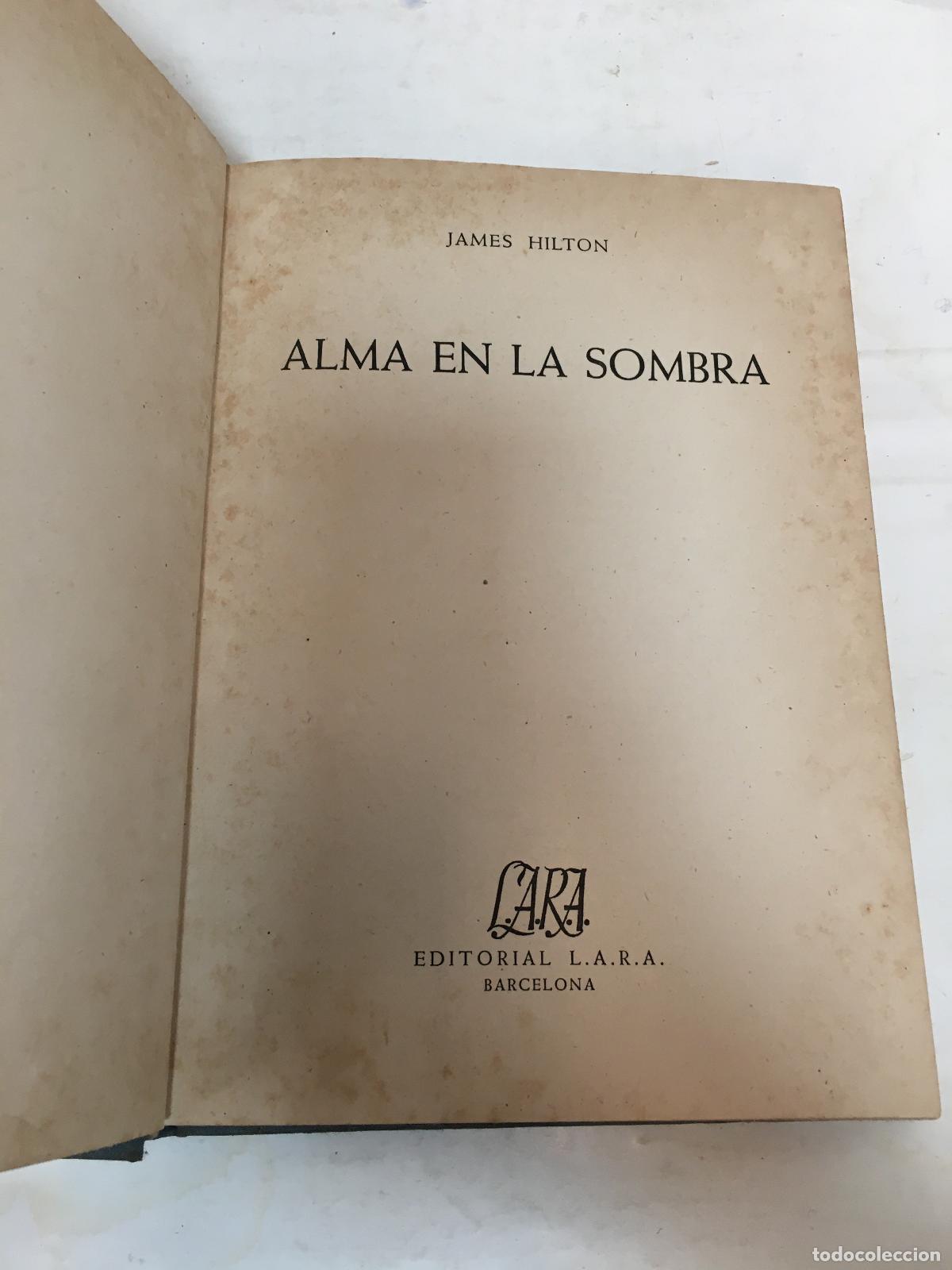 Libros: Alma en la sombra - James Hilton - Foto 1