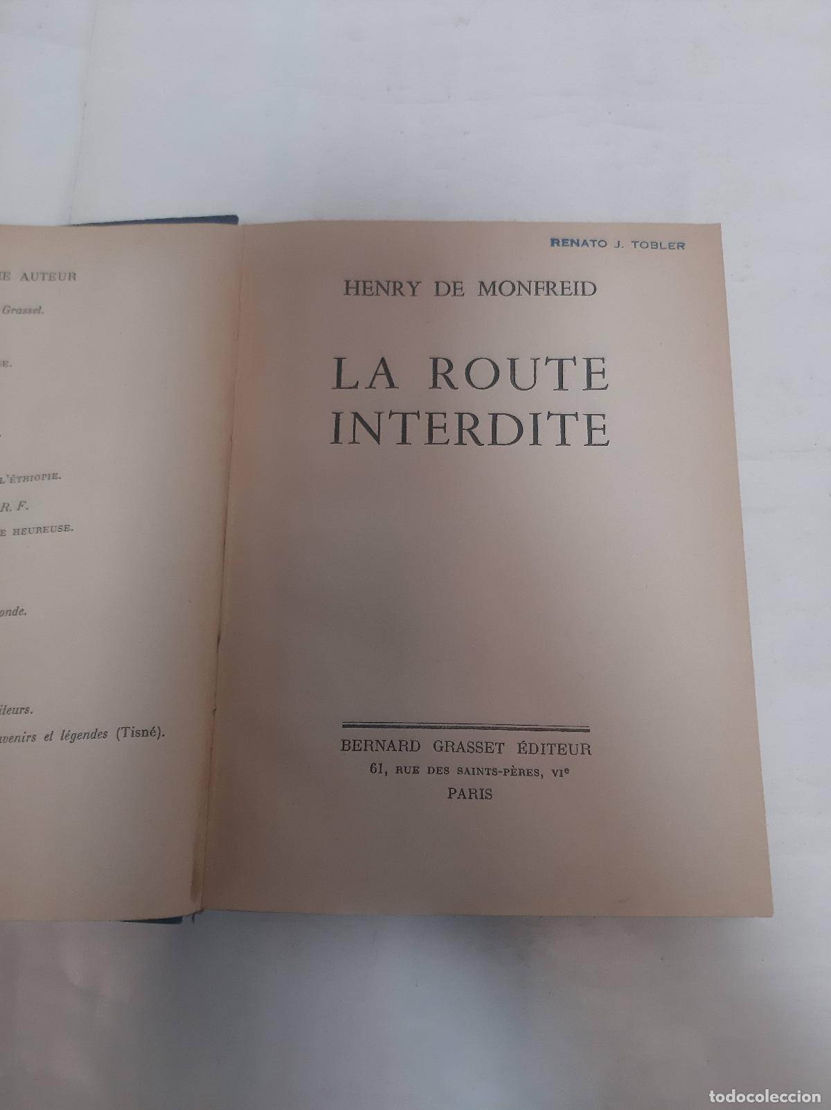 Libros: La route interdite - Henry de Monfreid - Foto 1