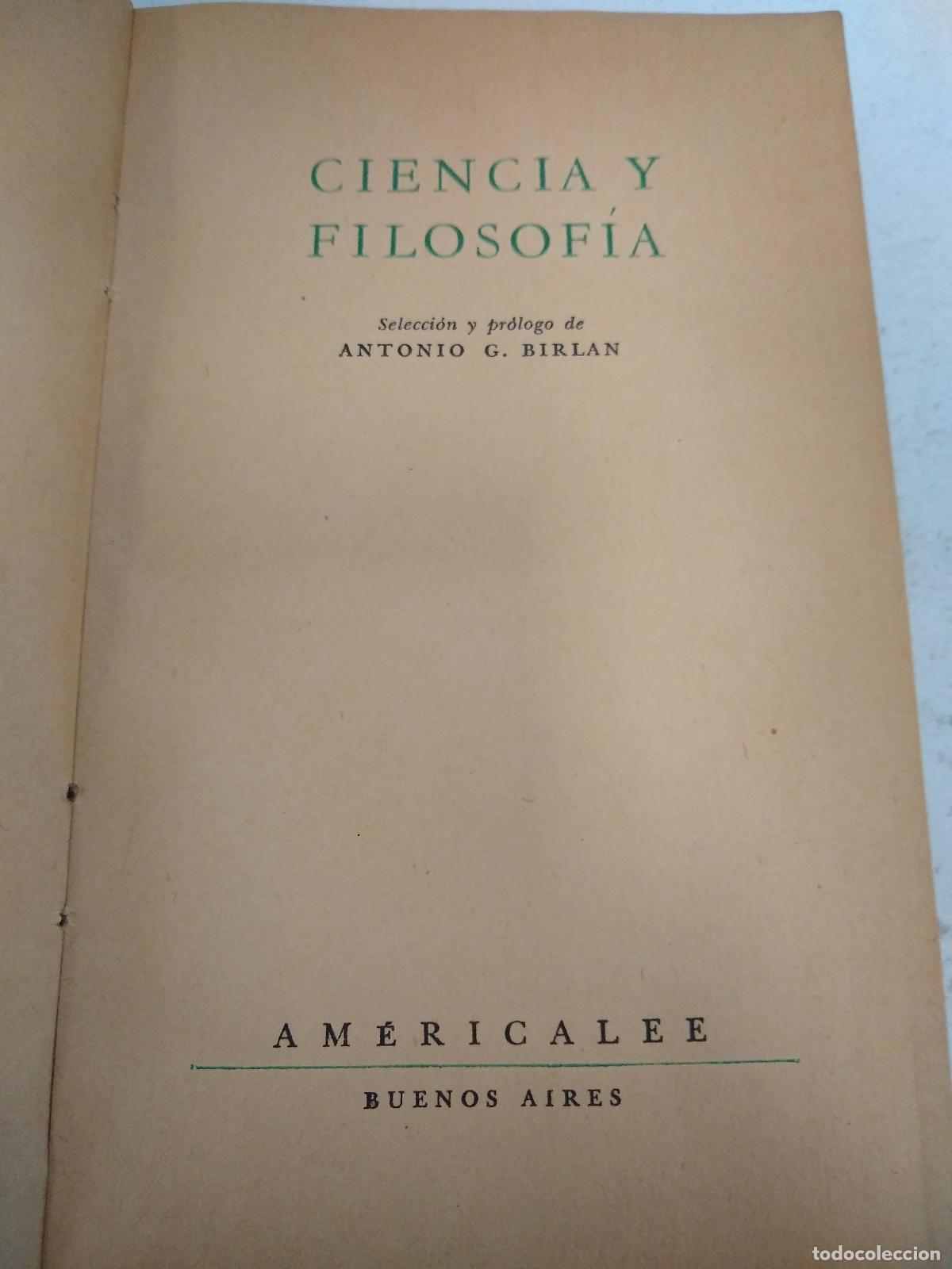 Libros: Ciencia y Filosofia - Antologia