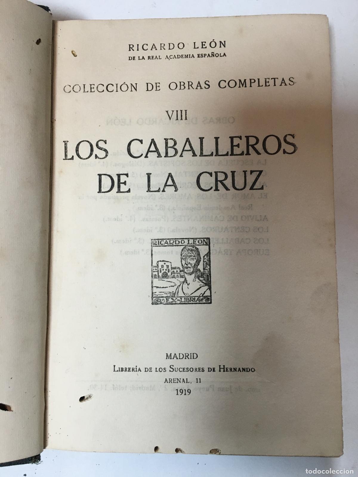 Libri di seconda mano: Los Caballeros de la Cruz (Lecci&oacute;n de siglos. La Sensibilidad Espa&ntilde;ola. La Selva Heroica) - Le&oacute;n, Ri