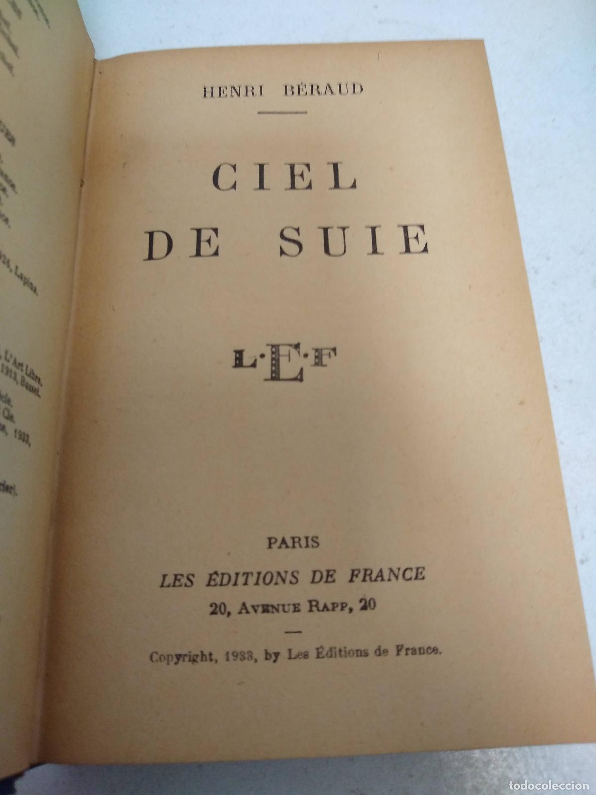 Libros: Ciel de suie - Henri Beraud - Foto 1