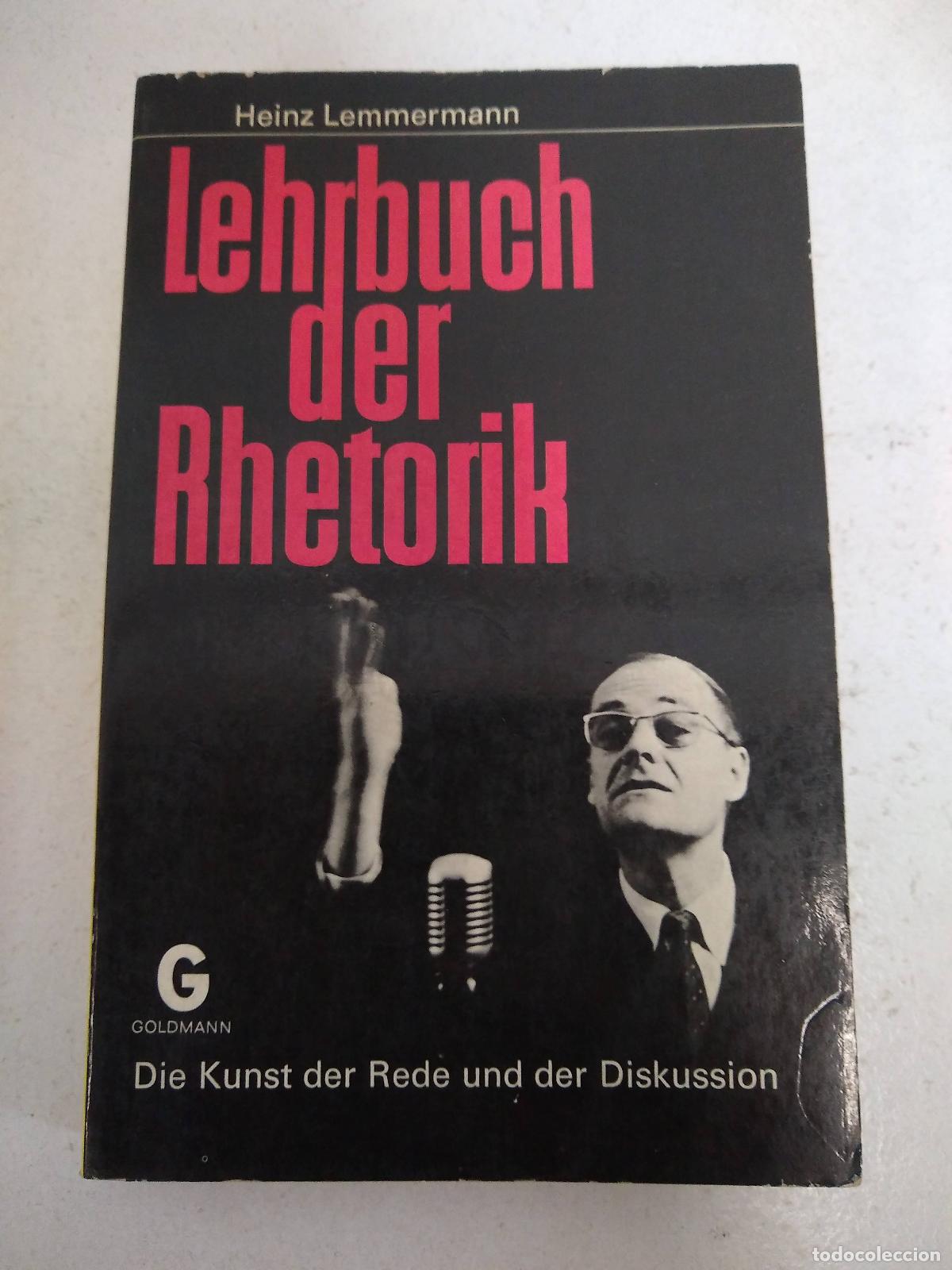 Libros: Lehrbuch der Rhetorik - Heinz Lemmermann - Foto 1