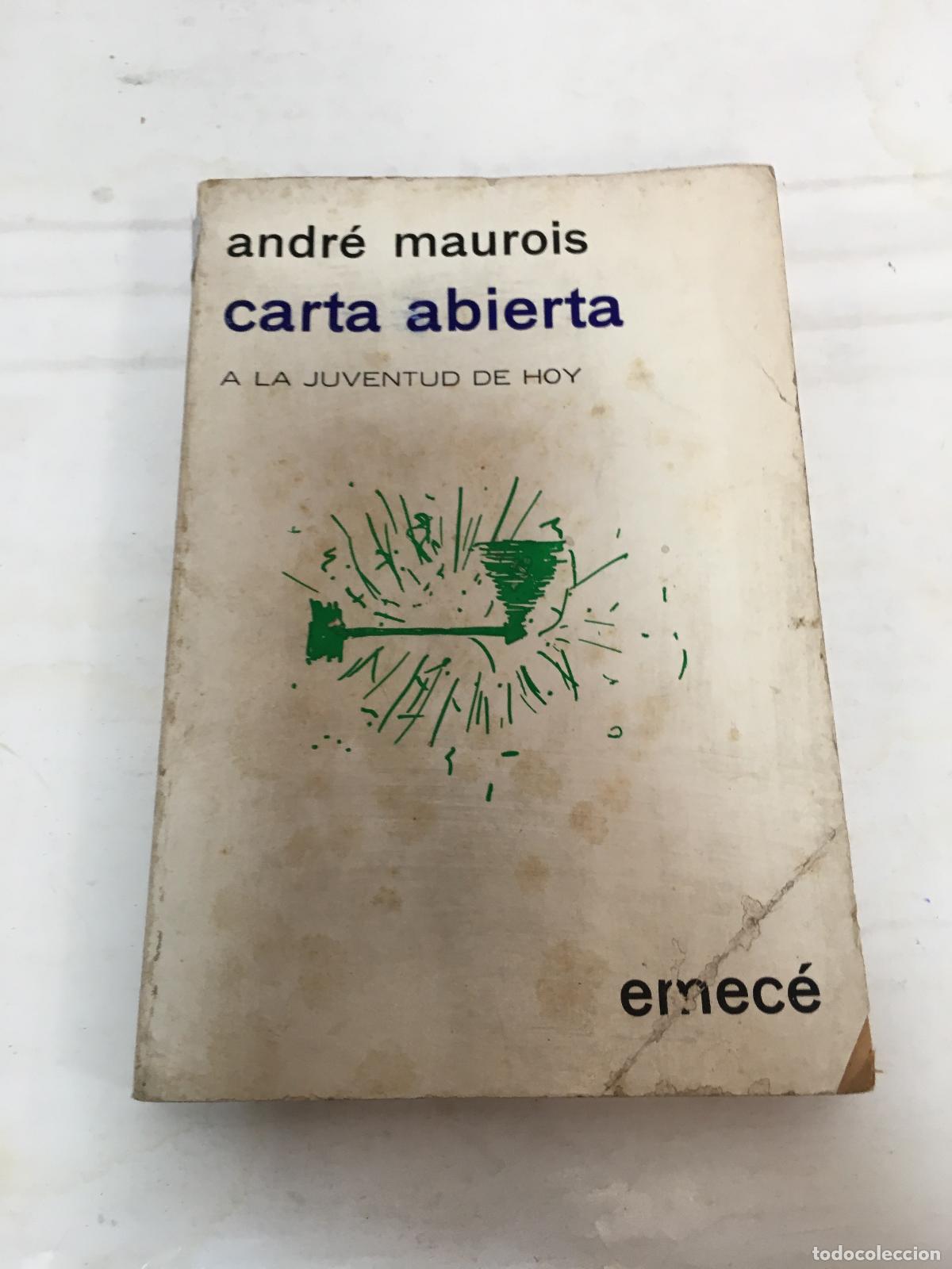Libros: Carta abierta a la juventud de hoy - Andr&eacute; Maurois - Foto 1
