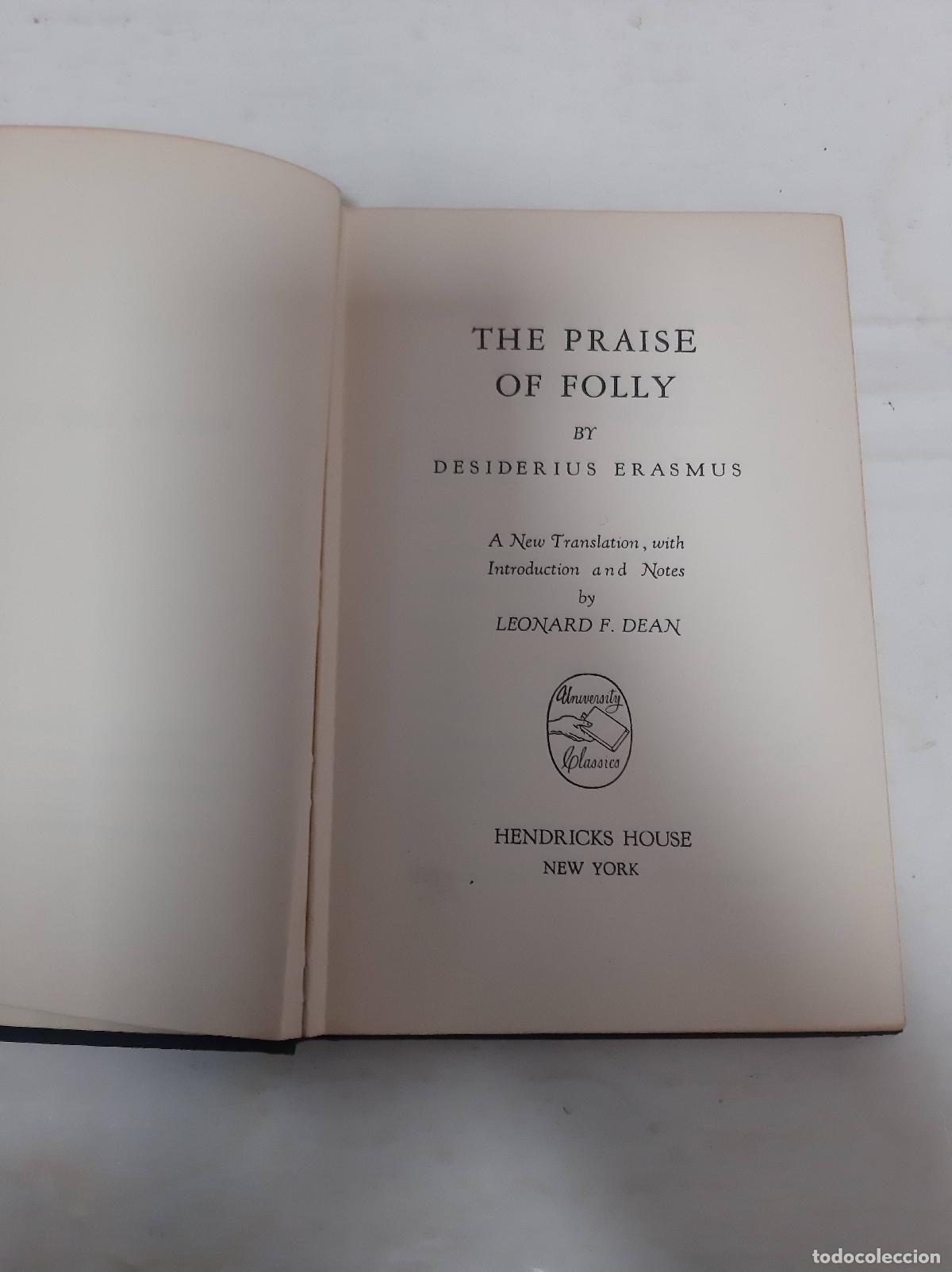 Libri di seconda mano: The praise of Folly - desiderius Erasmus